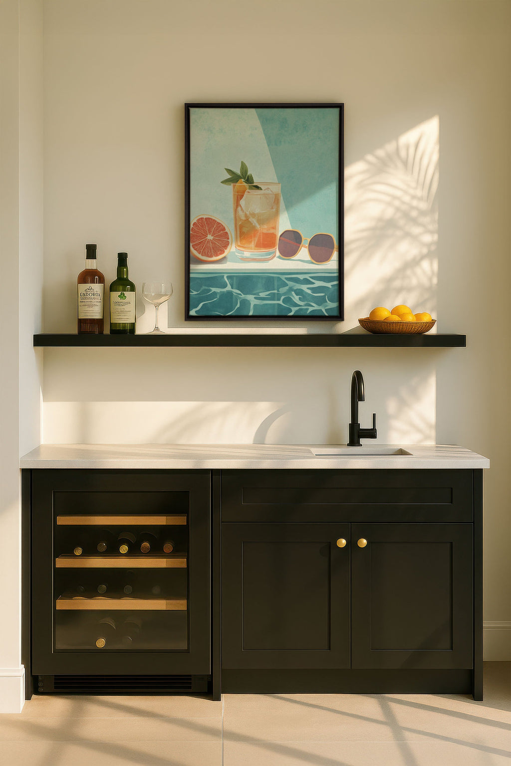 Summer Aperitif, Stretched Canvas Artwork