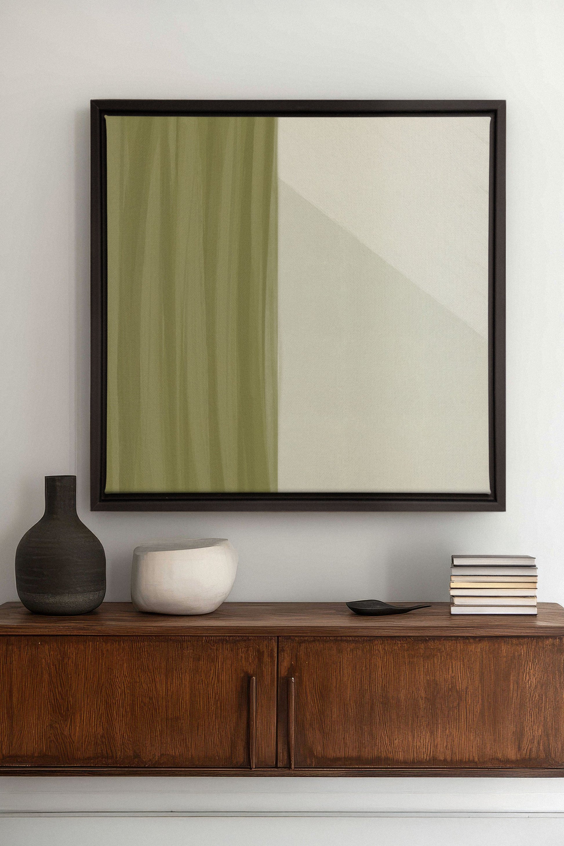 VERDANT FLOW, Stretched Canvas Artwork