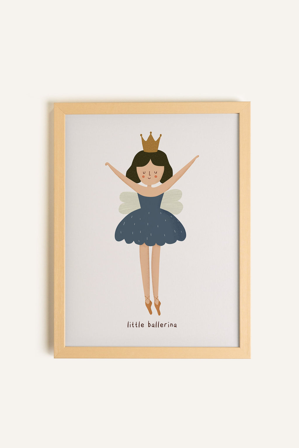 Small Ballerina, Framed Stiff Canvas