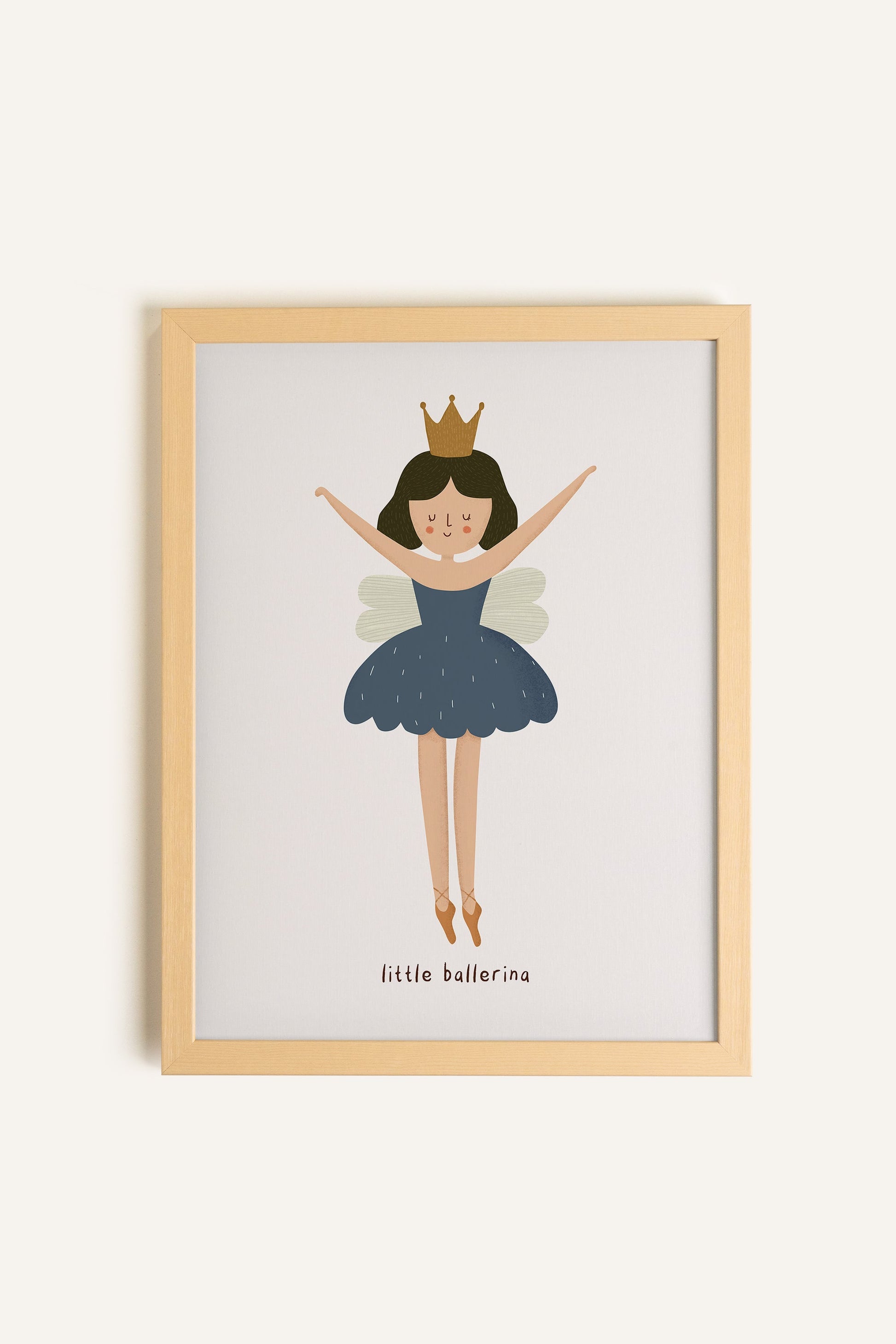 Small Ballerina, Framed Stiff Canvas