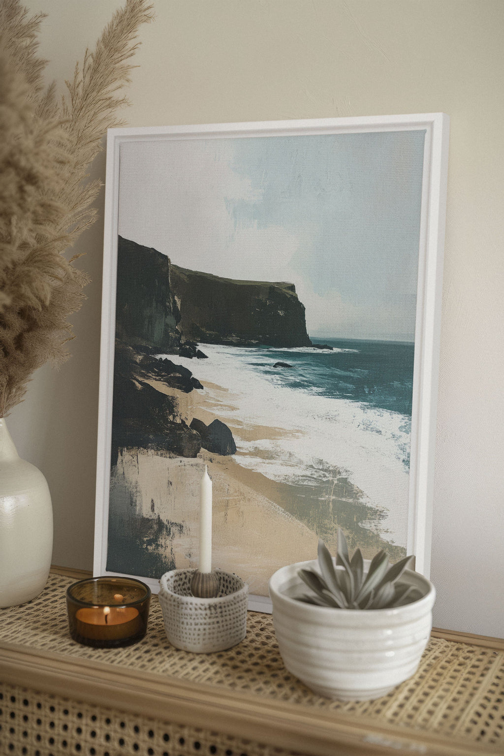 MAJESTIC CLIFFS, Stretched Canvas Artwork