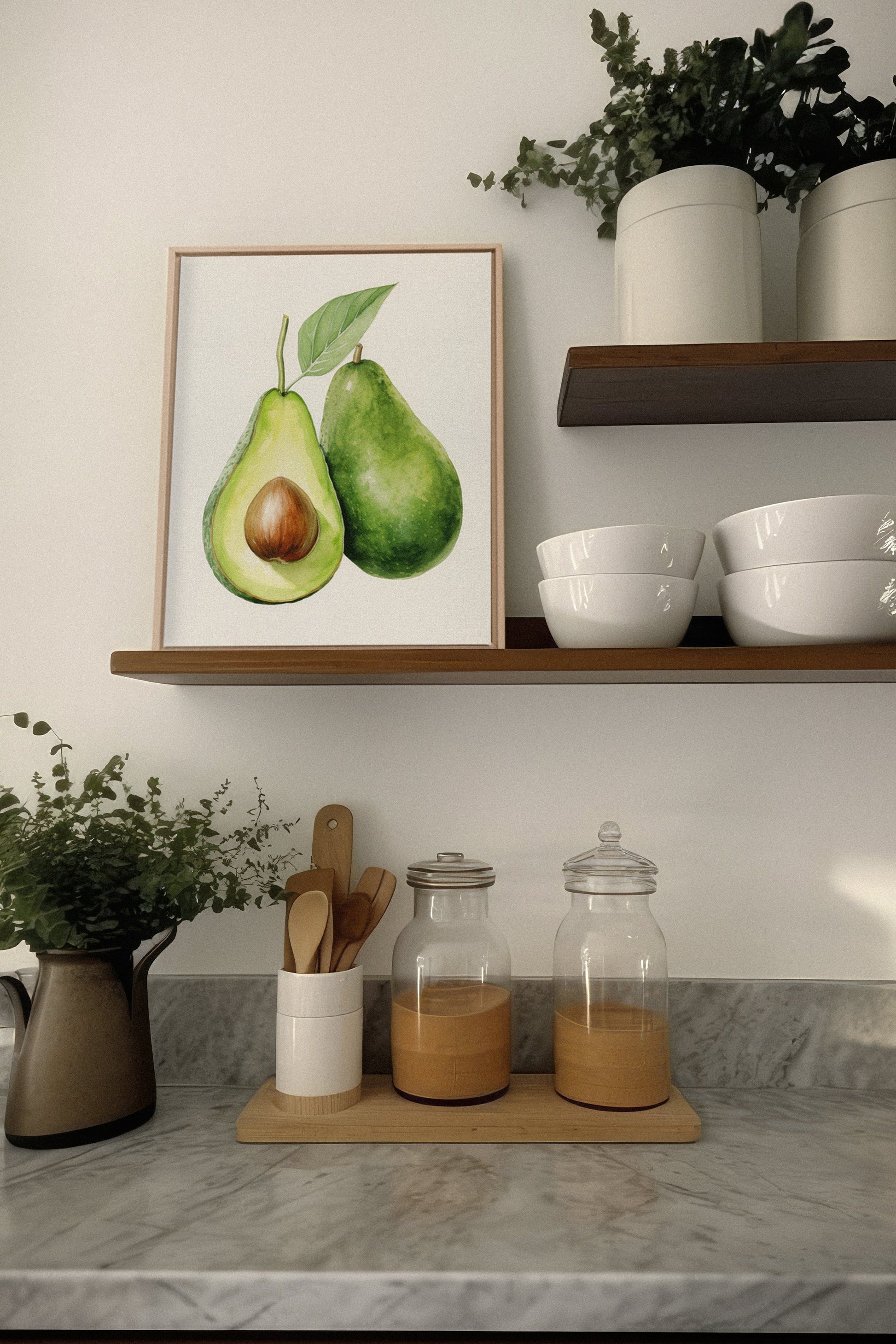 AVOCADO, Stretched Canvas Artwork