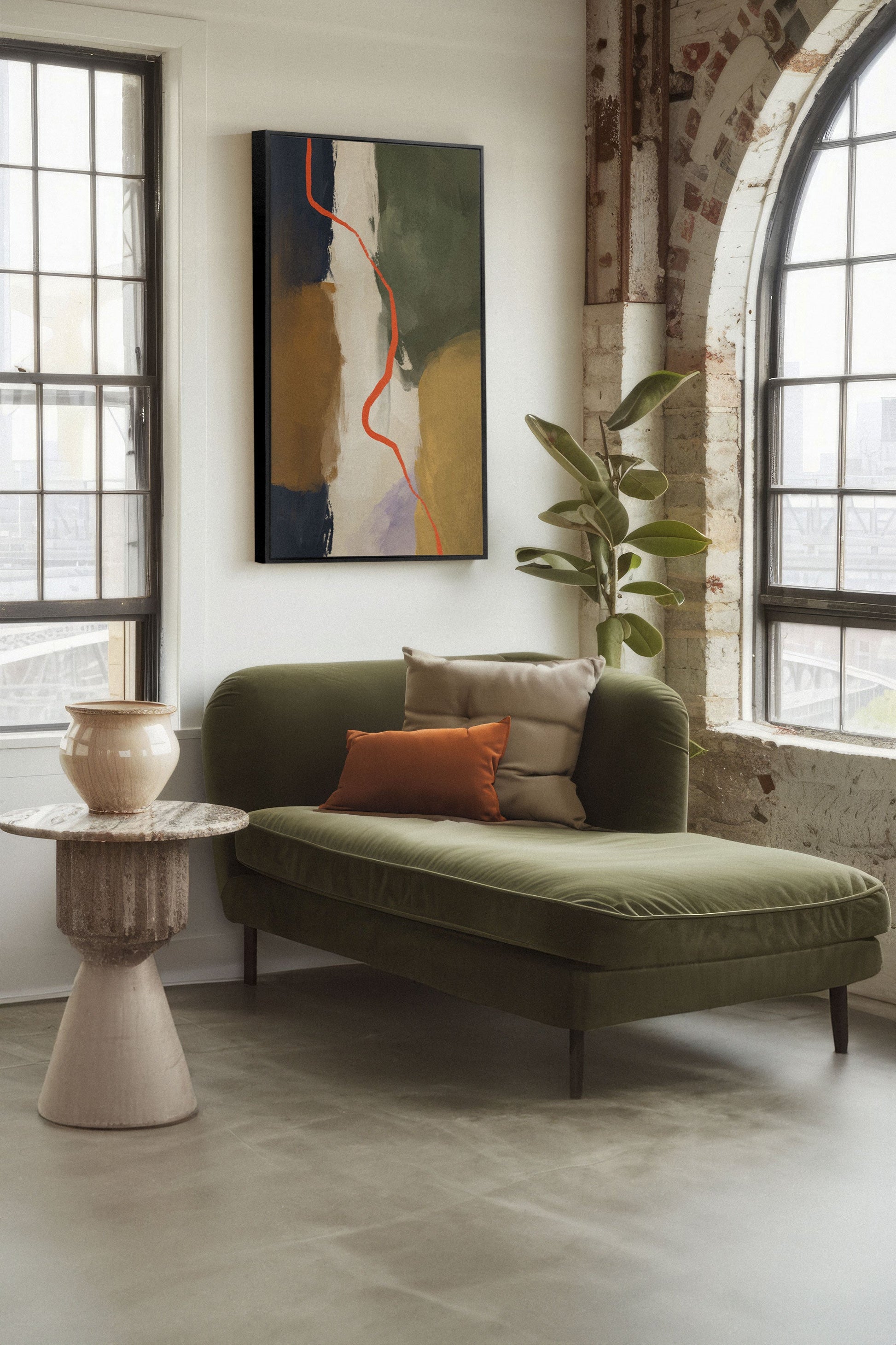 CREVASSE, Stretched Canvas Artwork