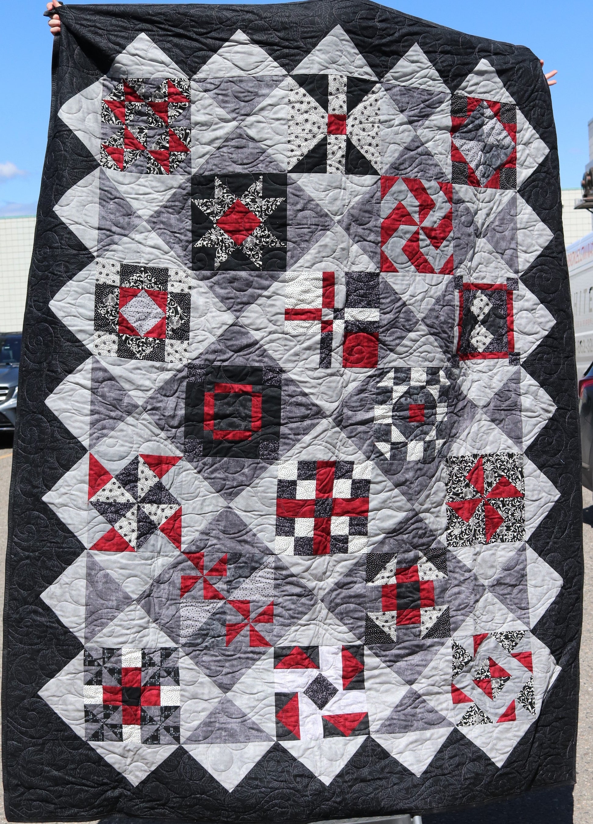 Échantillon en magasin - Quilt double - Blocs d'échantillons