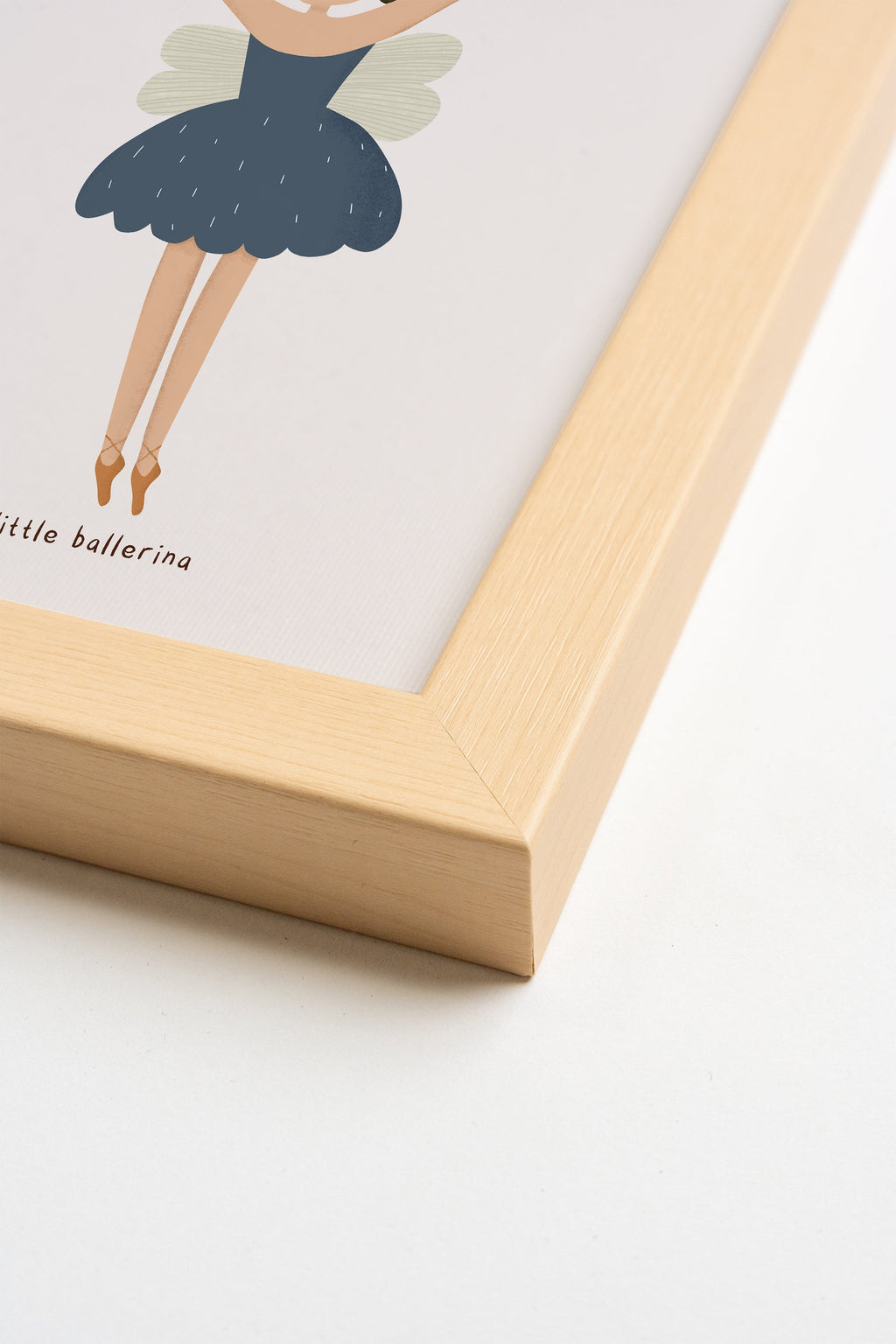 Small Ballerina, Framed Stiff Canvas