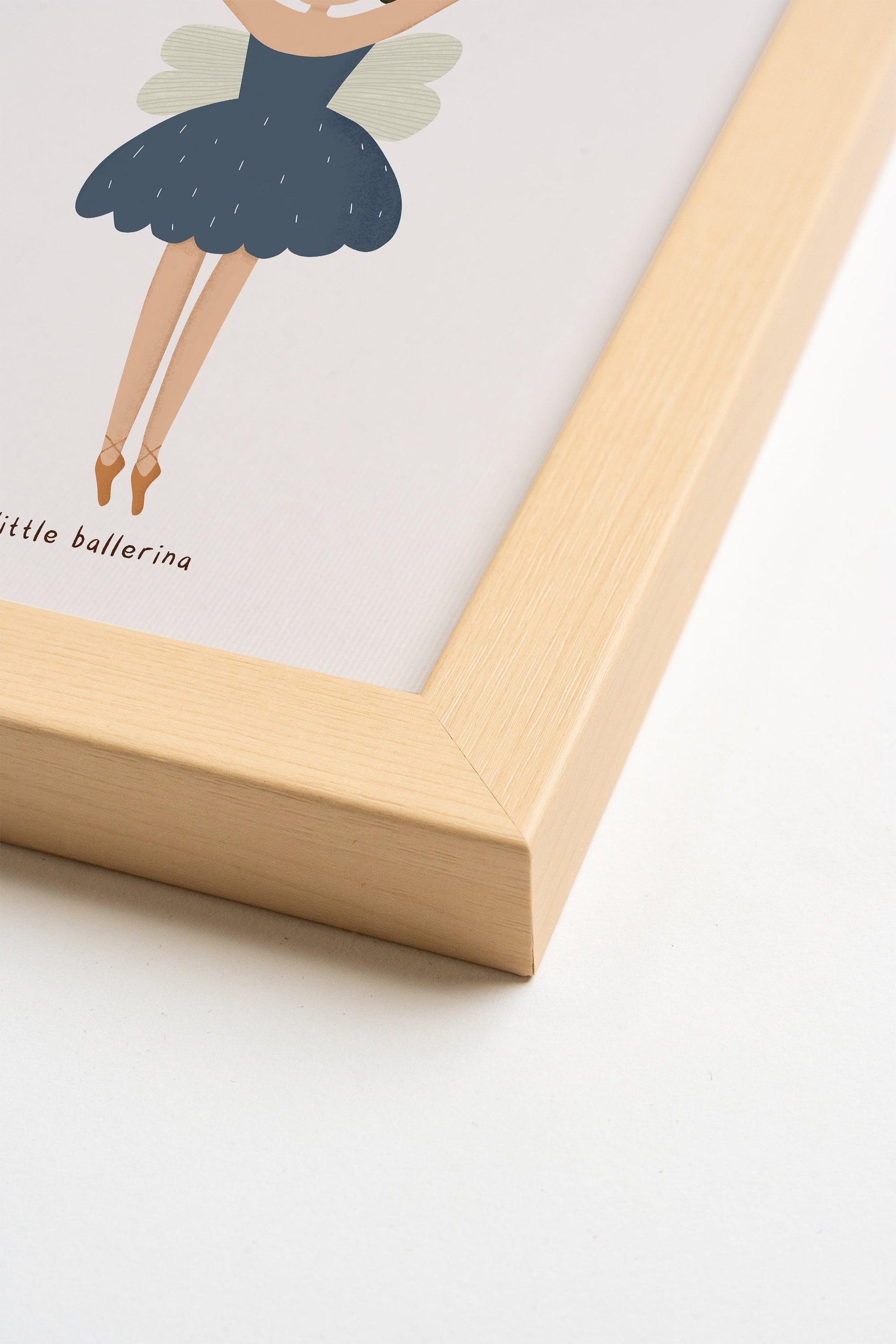 Small Ballerina, Framed Stiff Canvas