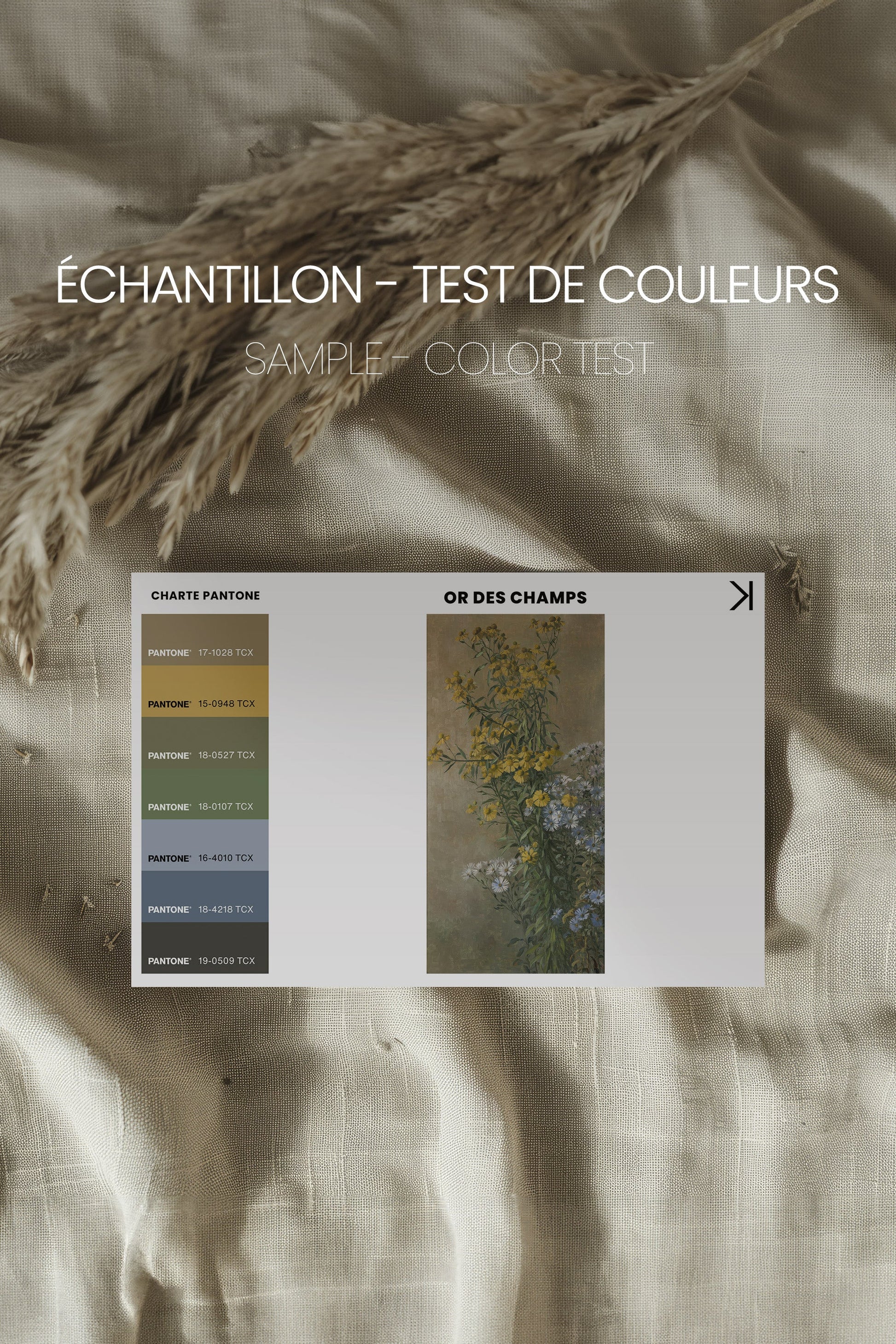 GOLD OF THE FIELDS, Stretched Canvas Artwork