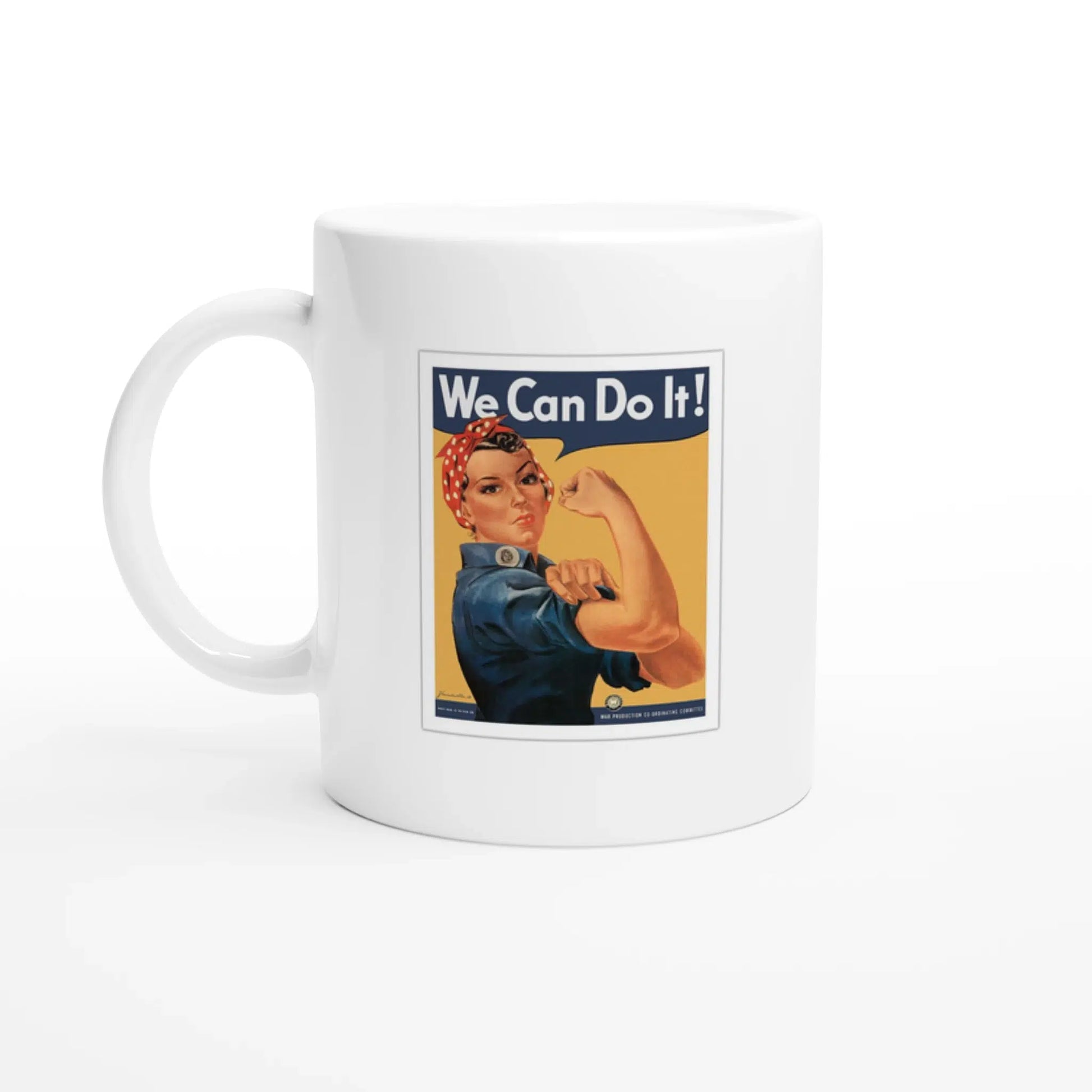 Tasse avec affiche « Nous pouvons le faire »