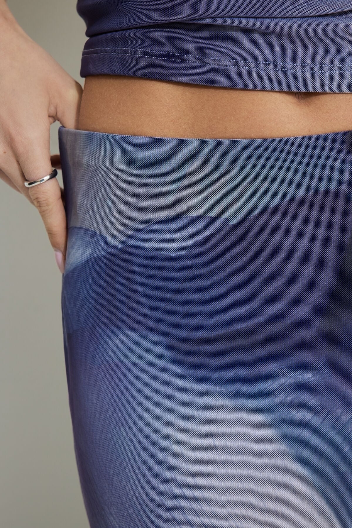 Jupe longue sirène en maille Daya