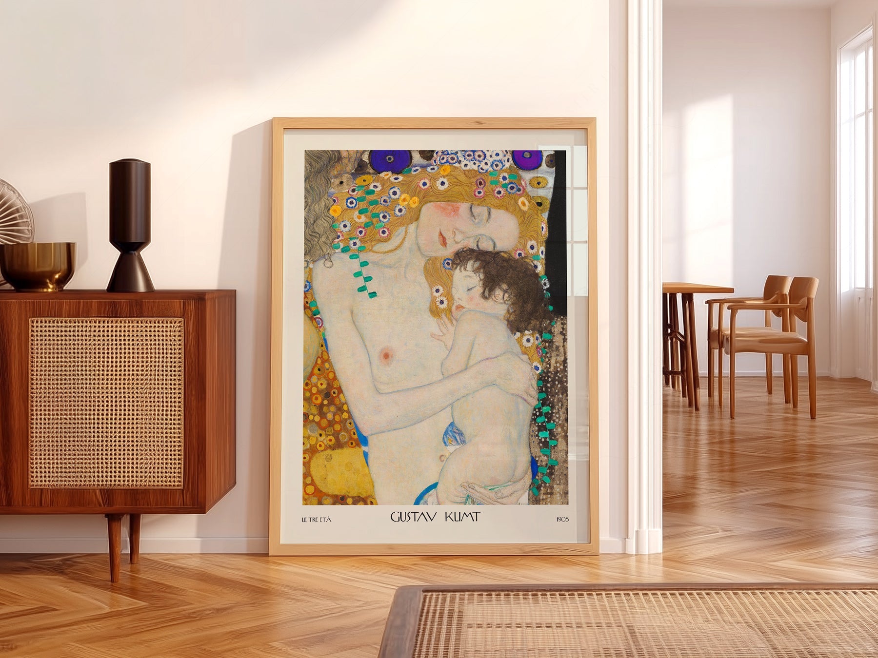 Gustav Klimt Mother and Child Art Print – Le Tre Età Wall Poster