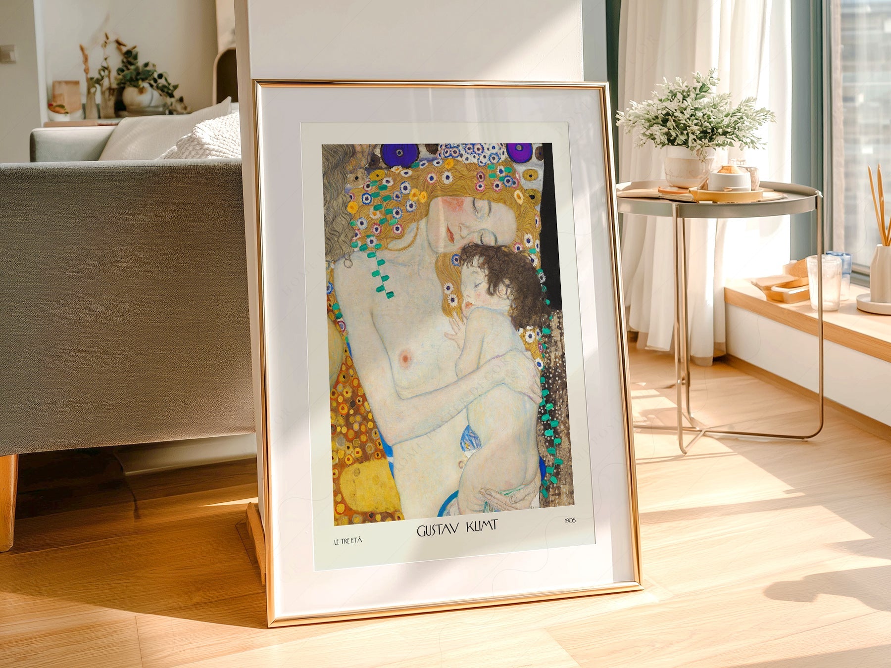Gustav Klimt Mother and Child Art Print – Le Tre Età Wall Poster
