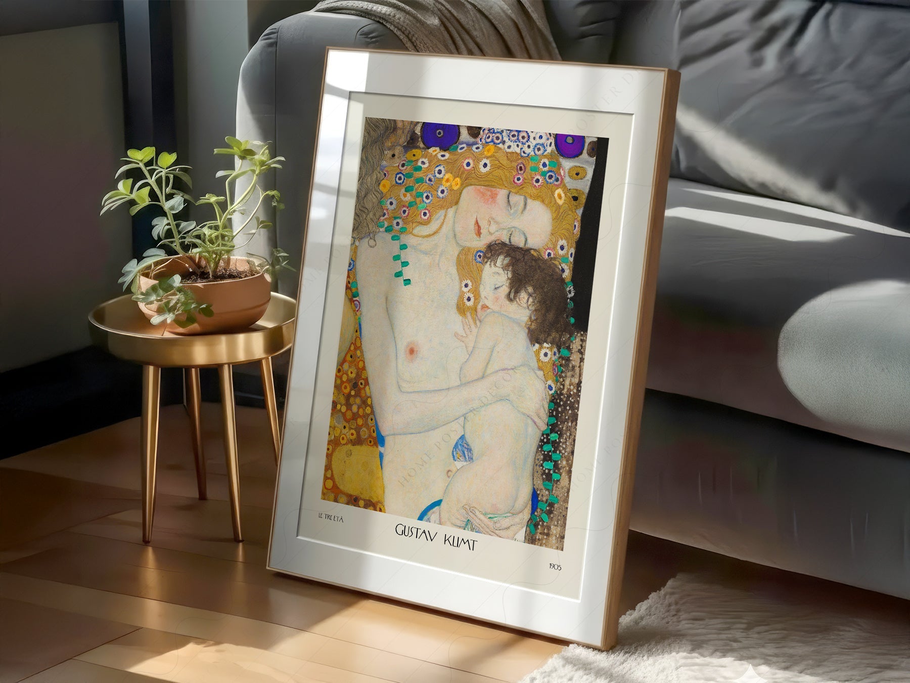 Gustav Klimt Mother and Child Art Print – Le Tre Età Wall Poster