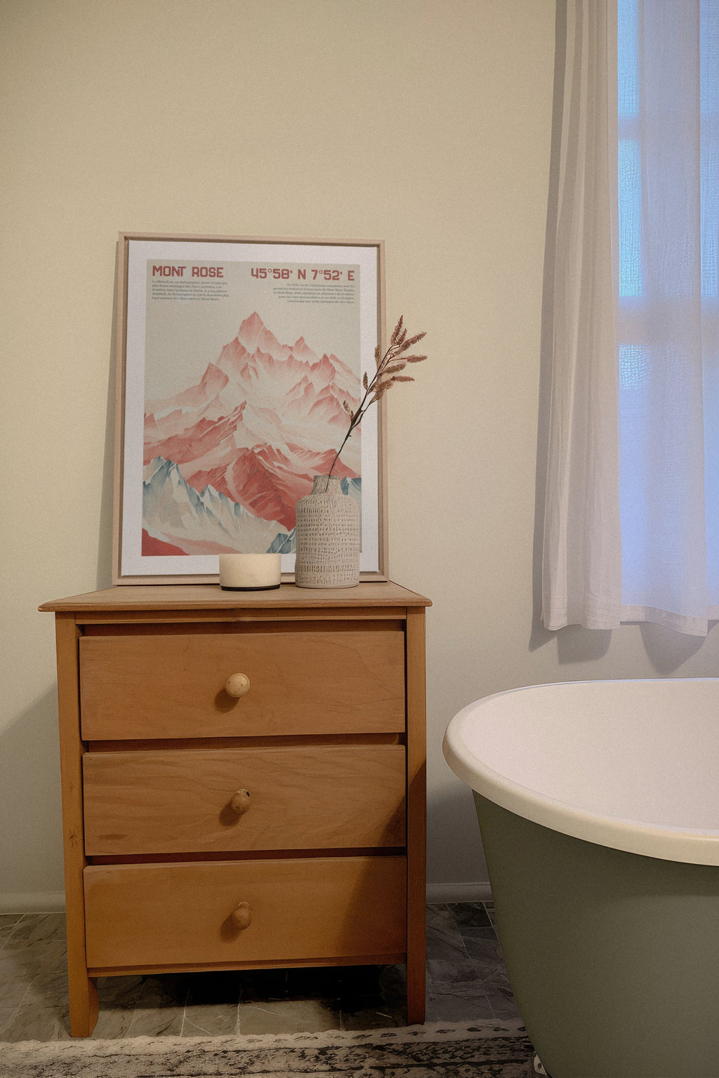 ROSE SUMMIT, Stretched Canvas Artwork