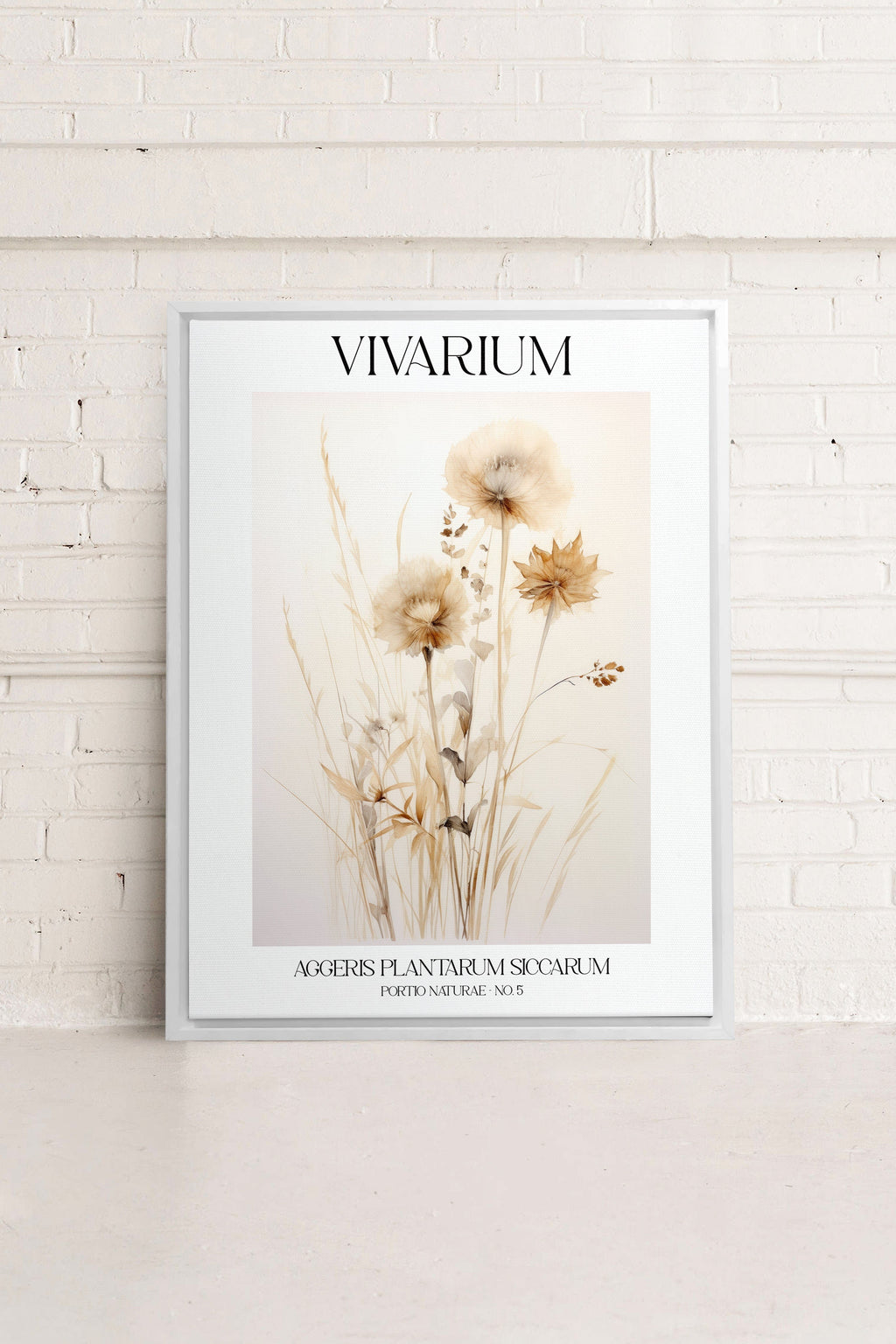 HERBARIUM REVERIE, Stretched Canvas Artwork