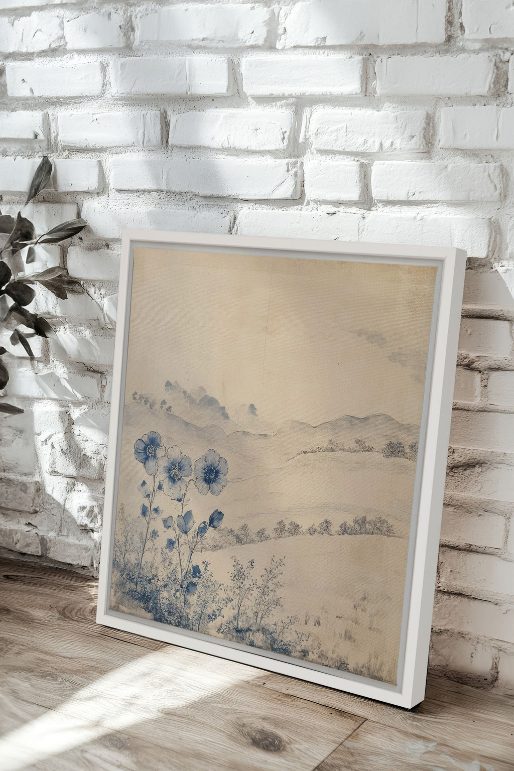 FLORAL HILLS, Stretched Canvas Artwork