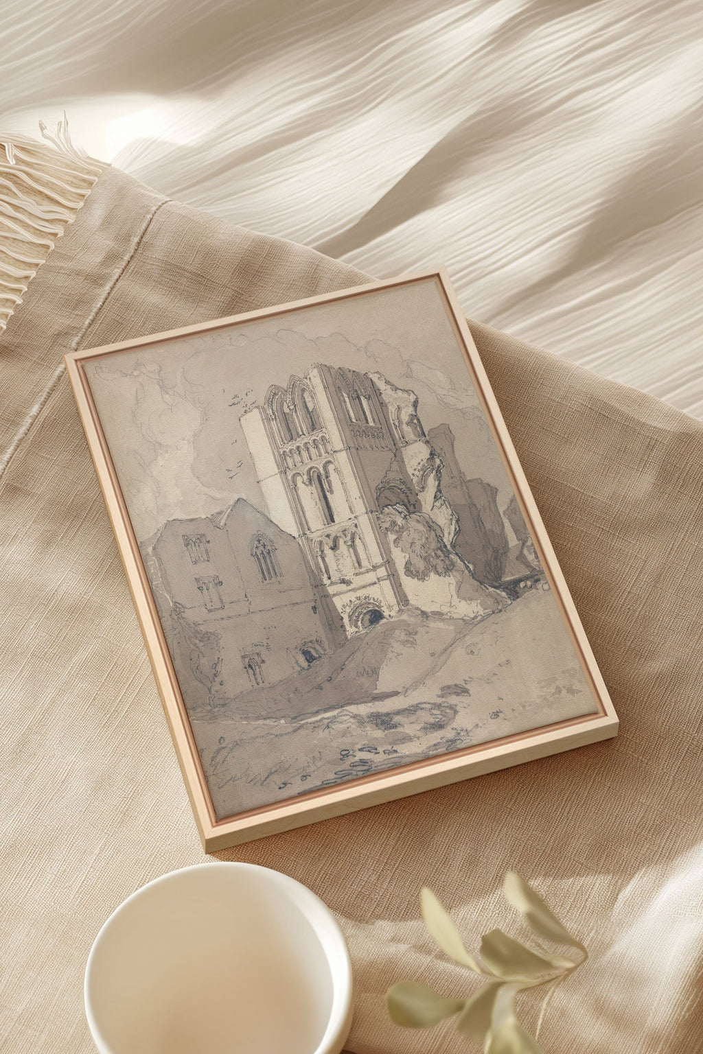 TOWER OF SILENCE, Stretched Canvas Artwork