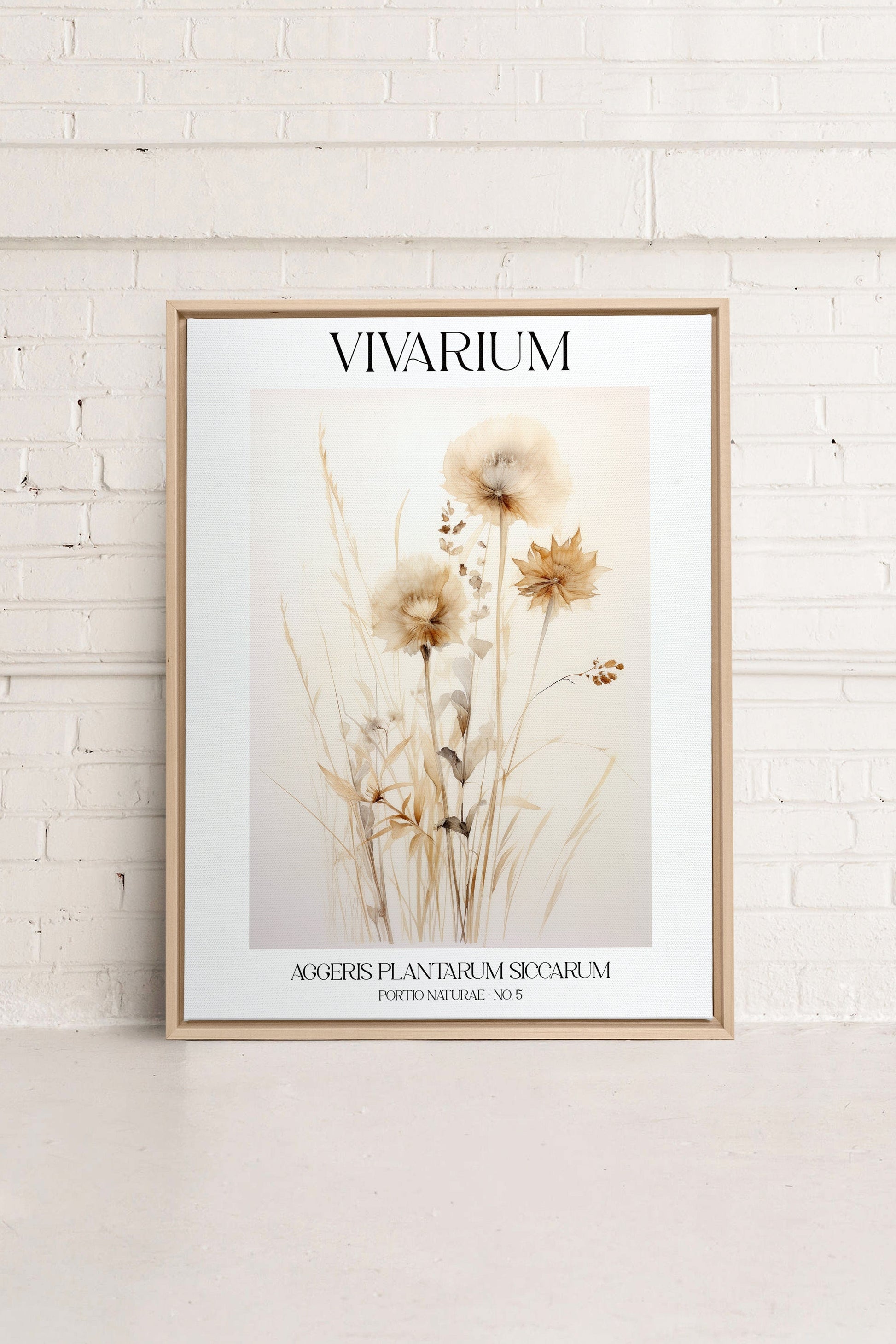 HERBARIUM REVERIE, Stretched Canvas Artwork