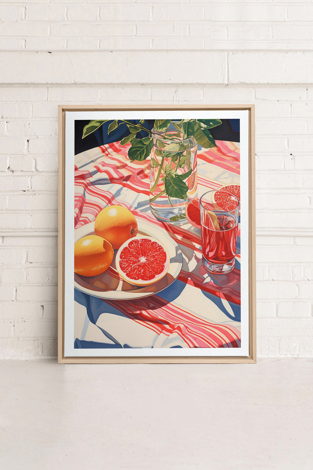 Picnic Haven, Stretched Canvas Artwork