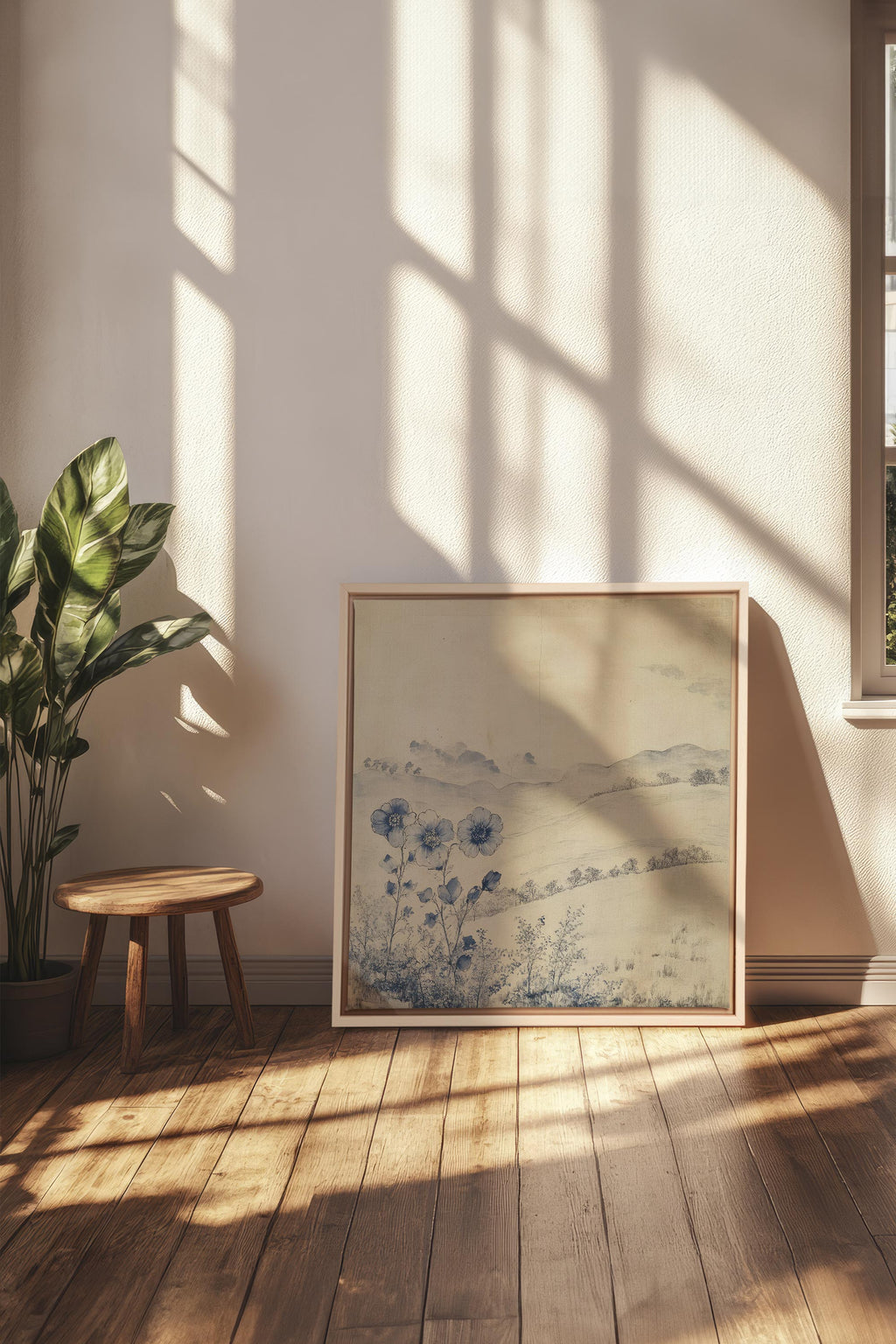 FLORAL HILLS, Stretched Canvas Artwork