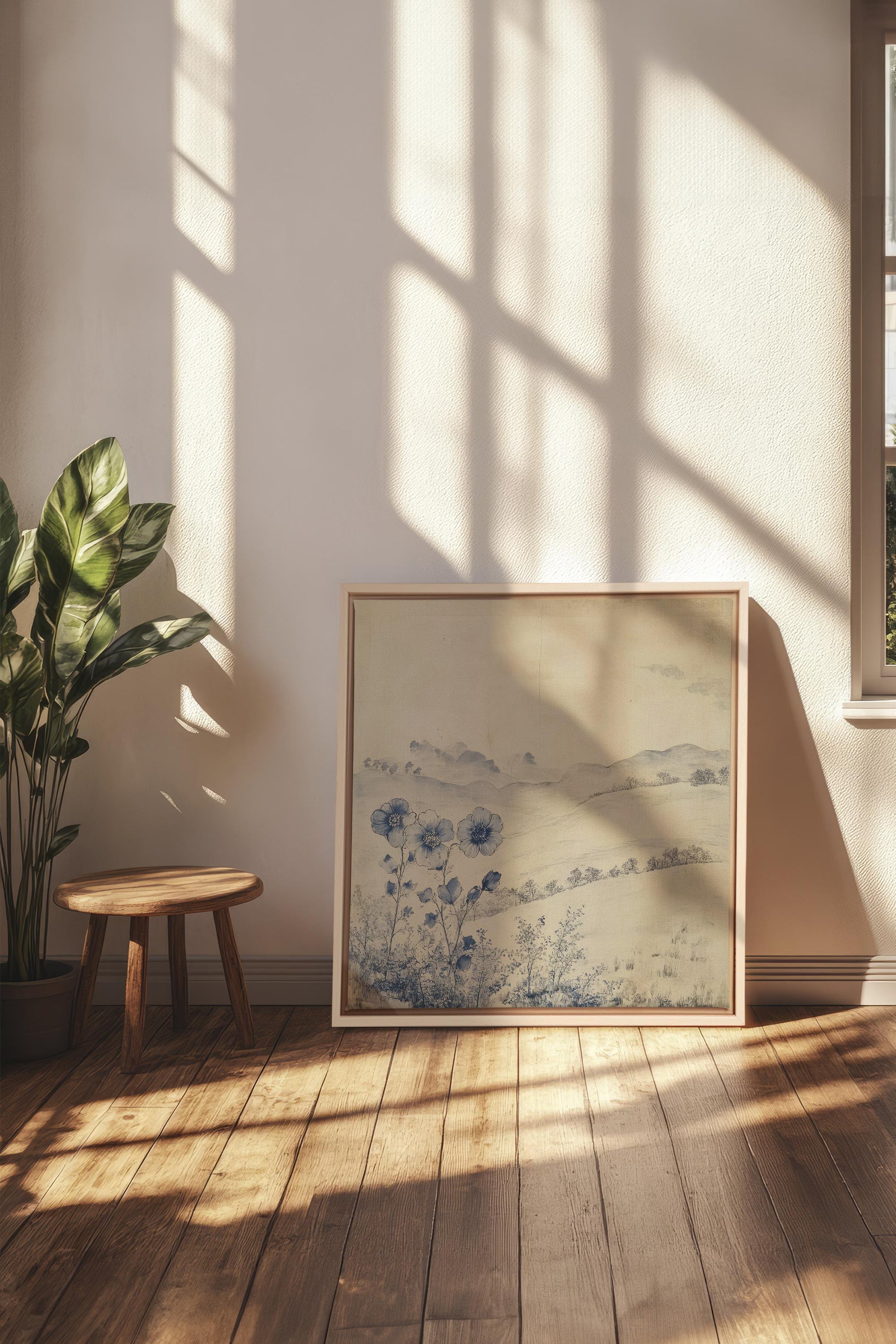 FLORAL HILLS, Stretched Canvas Artwork