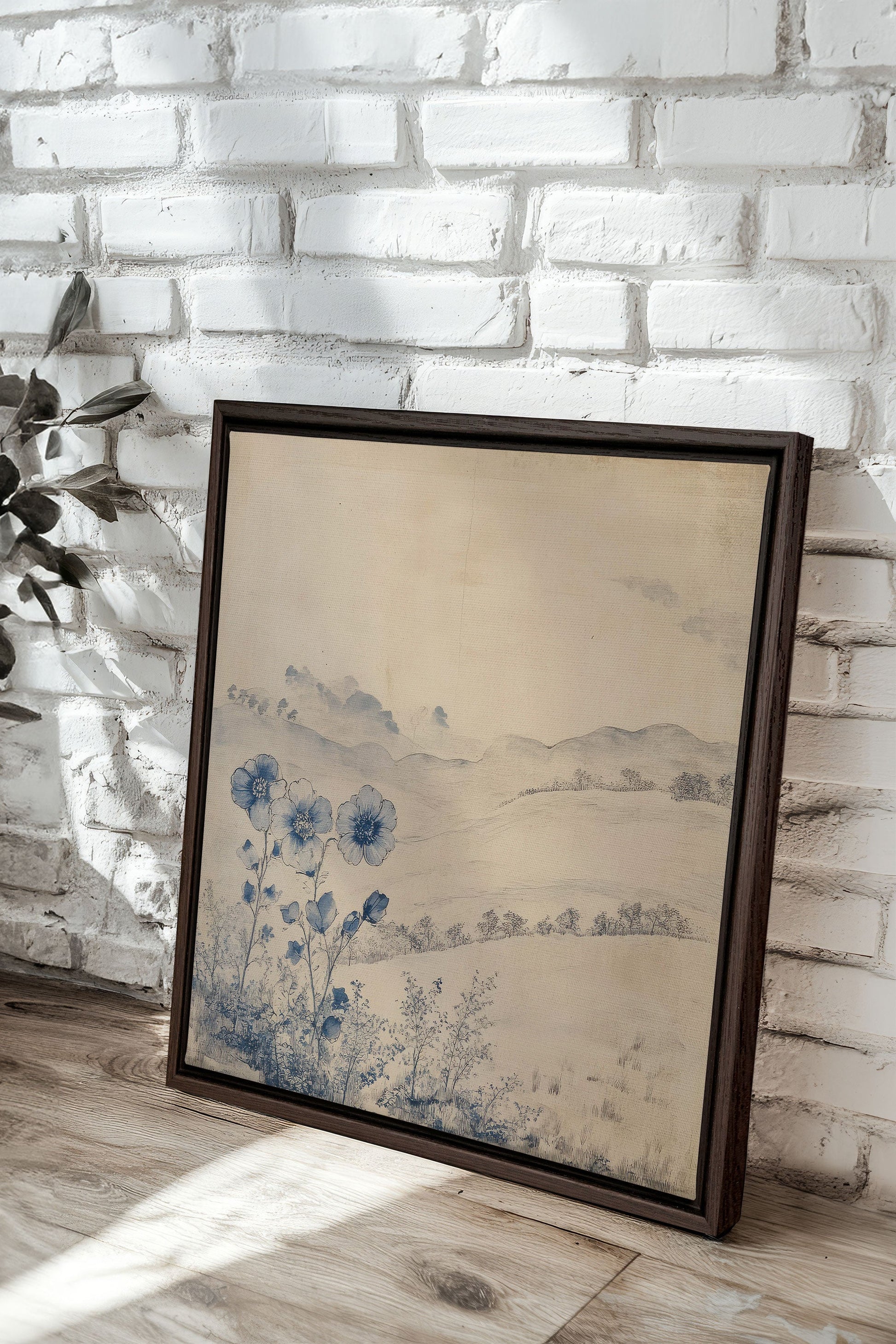 FLORAL HILLS, Stretched Canvas Artwork