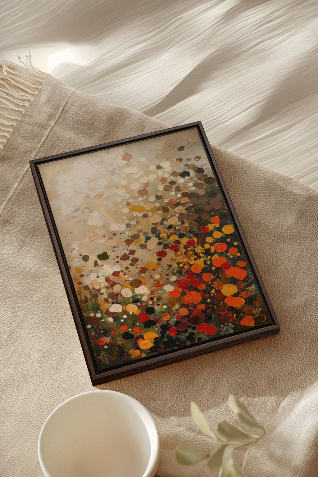 EARTH & FIRE, Stretched Canvas Artwork