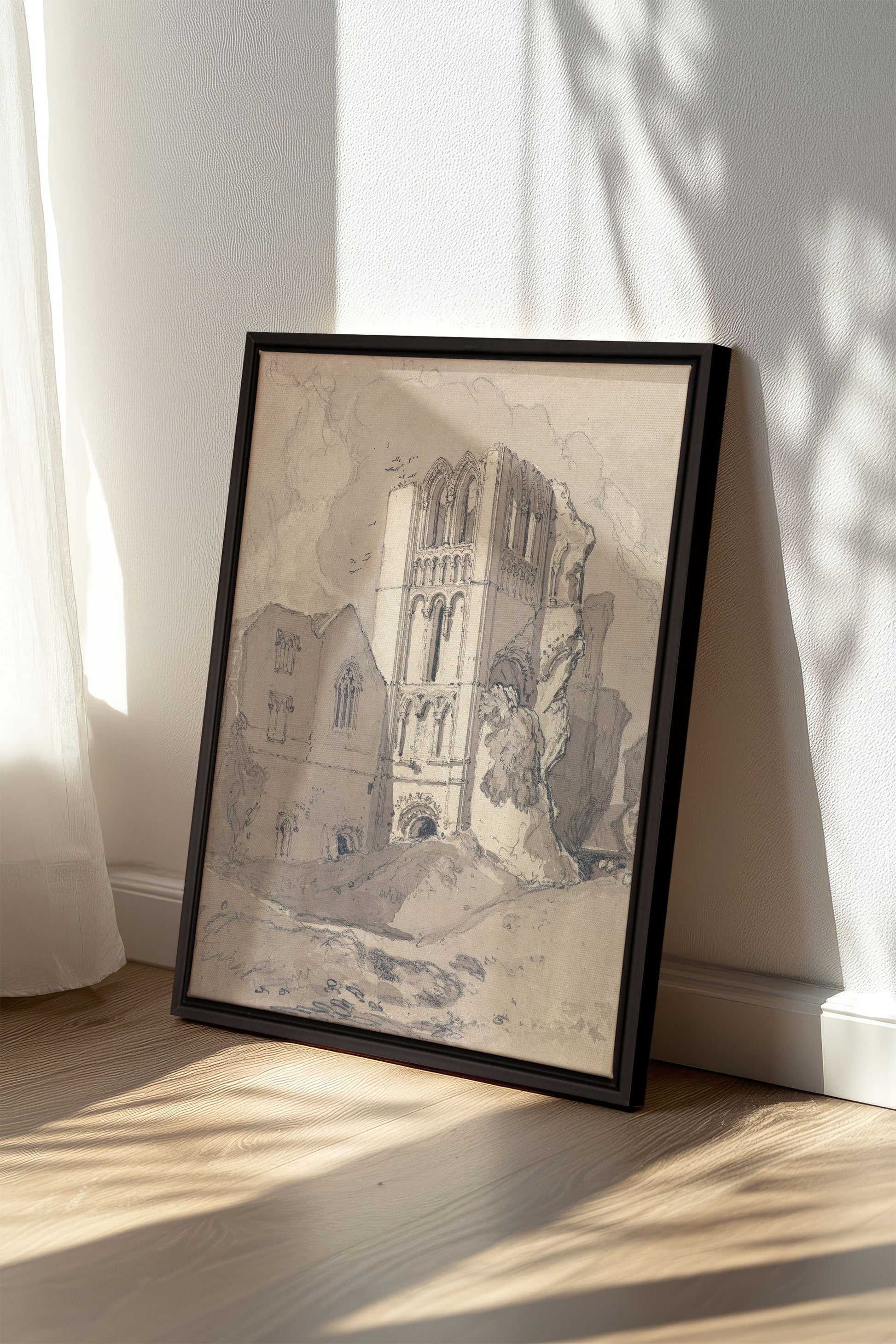 TOWER OF SILENCE, Stretched Canvas Artwork
