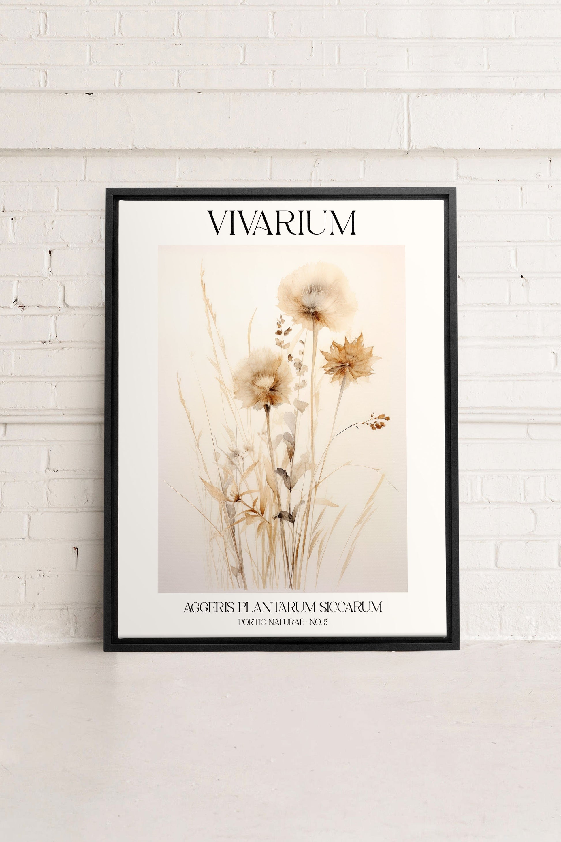 HERBARIUM REVERIE, Stretched Canvas Artwork