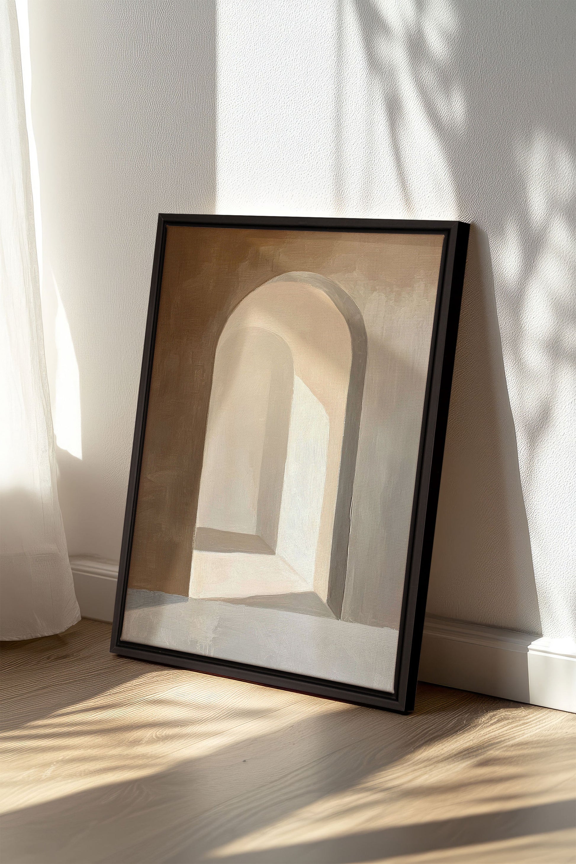 GOLDEN ARCH, Stretched Canvas Artwork