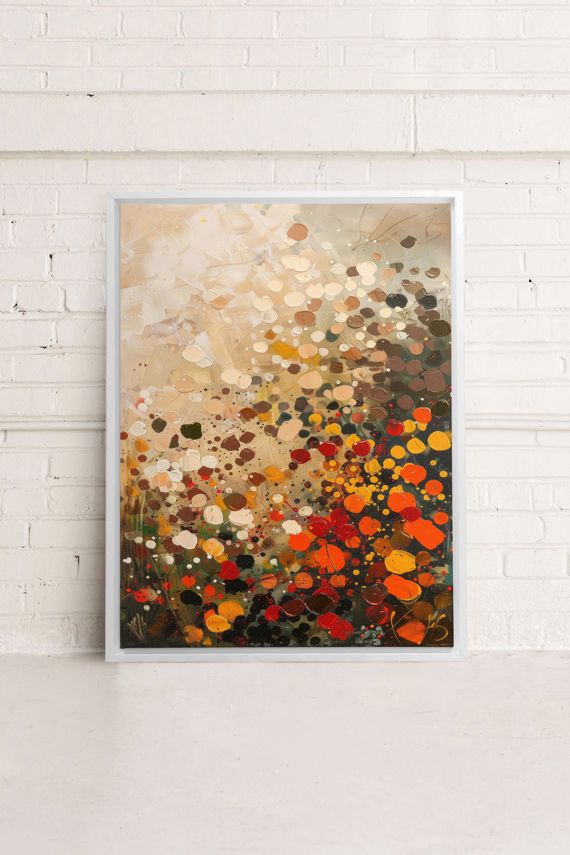 EARTH & FIRE, Stretched Canvas Artwork