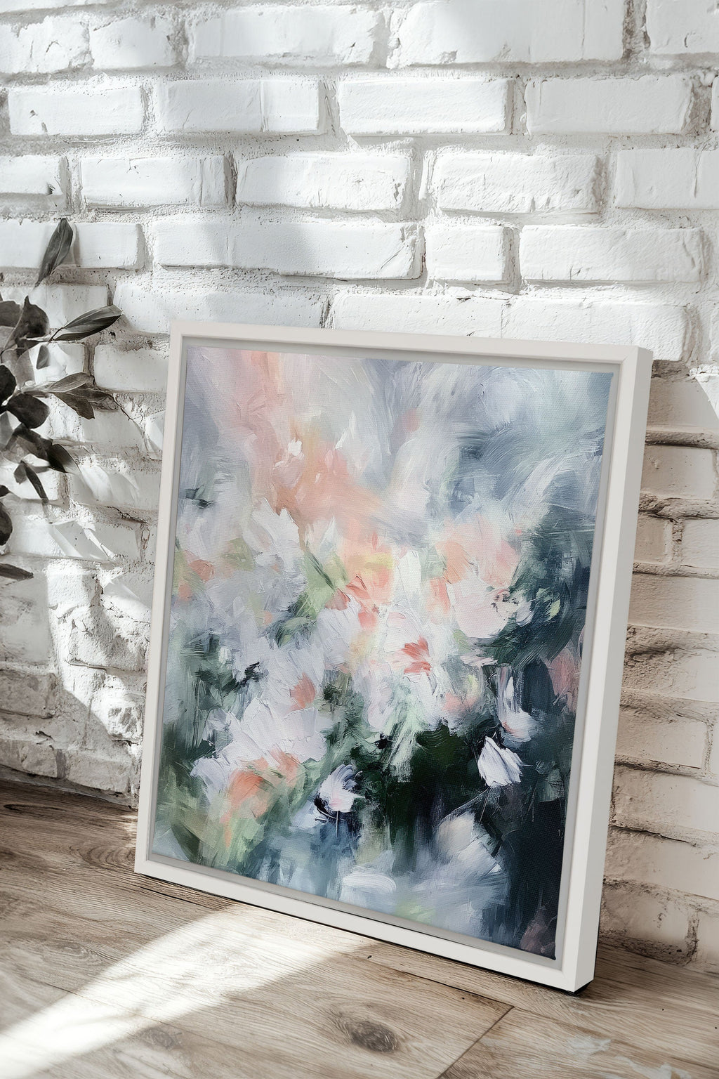 BLUSH HARMONY, Stretched Canvas Artwork