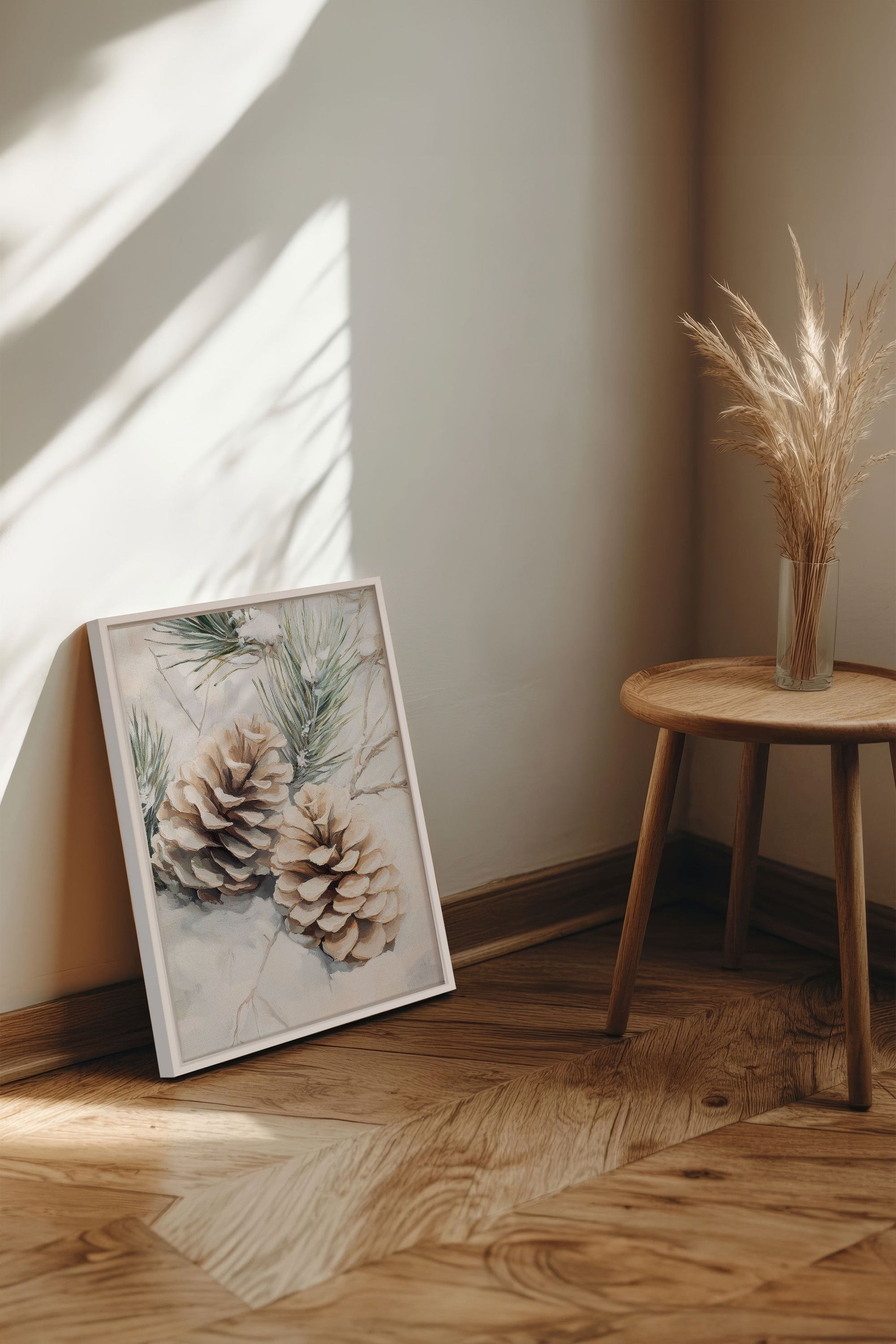 Frost Splashes, Stretched Canvas Artwork