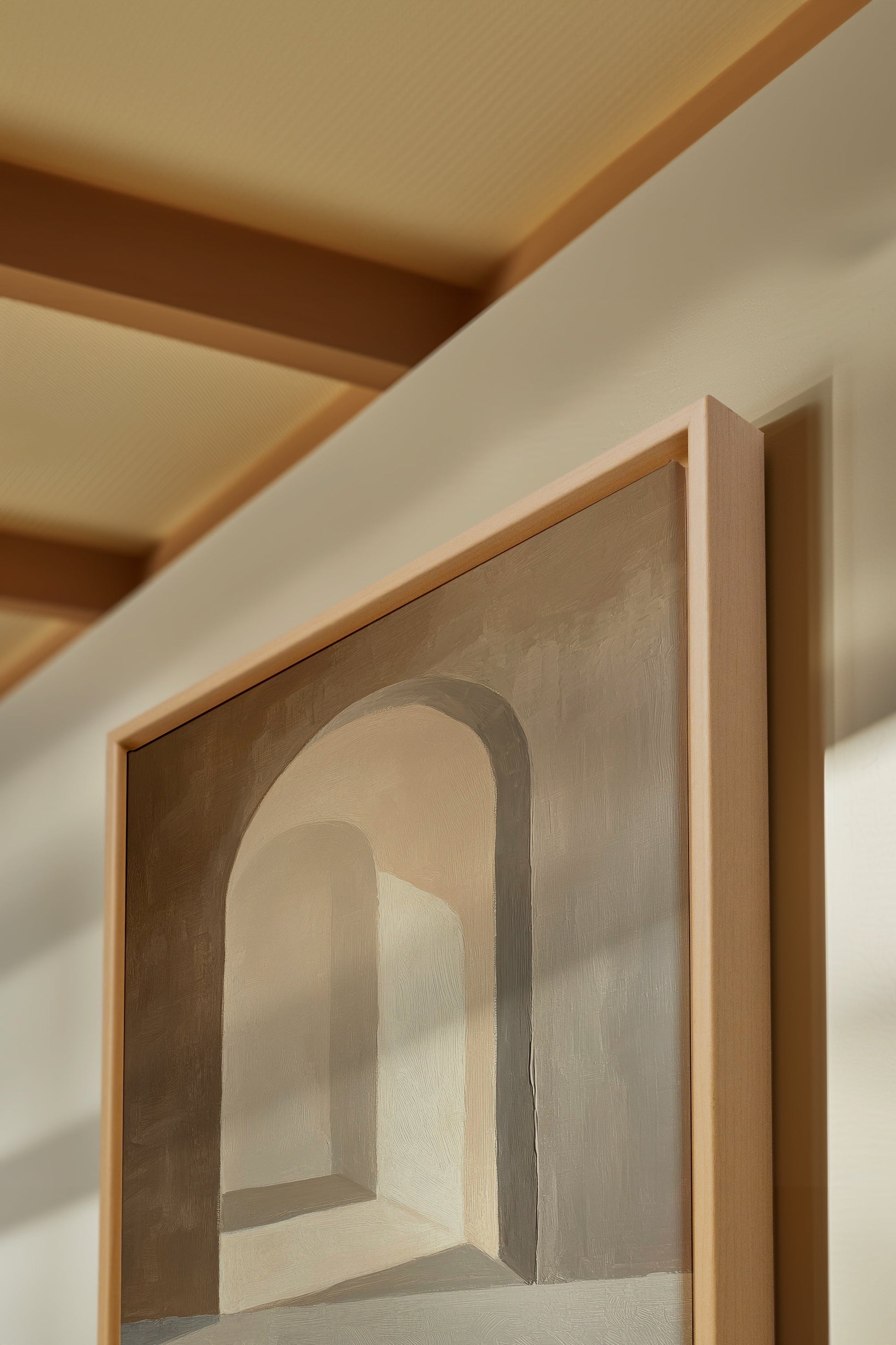 GOLDEN ARCH, Stretched Canvas Artwork