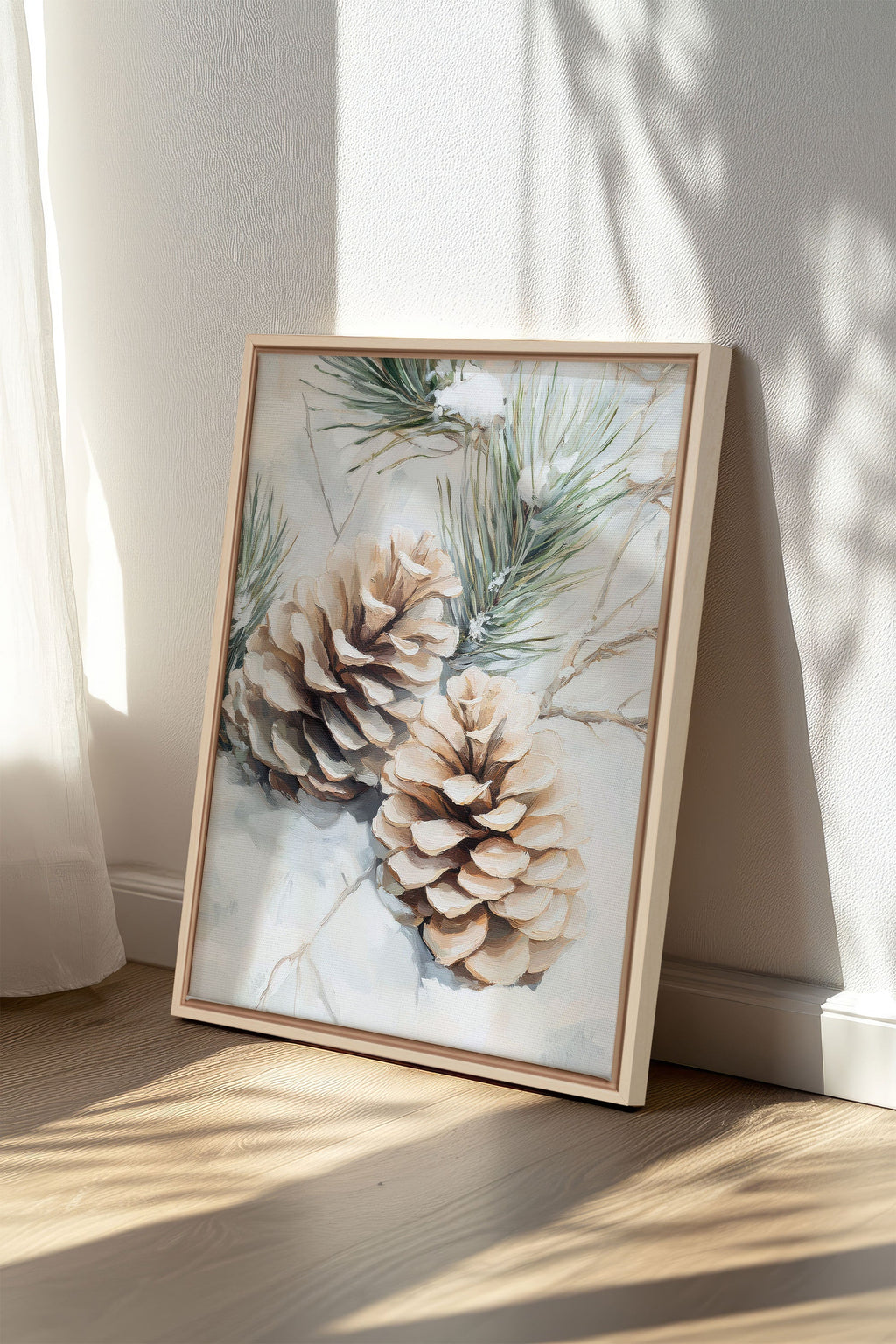 Frost Splashes, Stretched Canvas Artwork