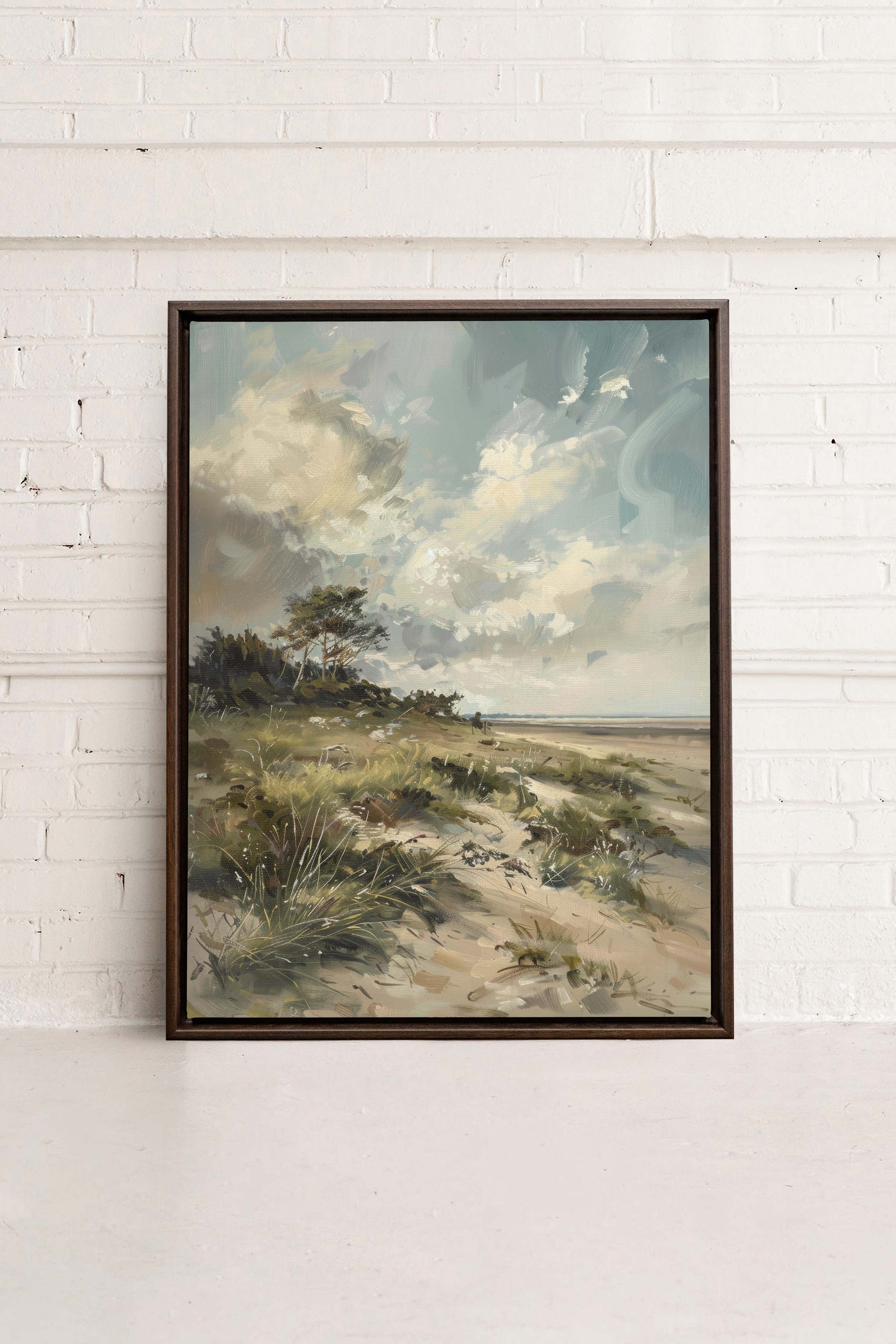 LUSH LITTORAL, Stretched Canvas Artwork