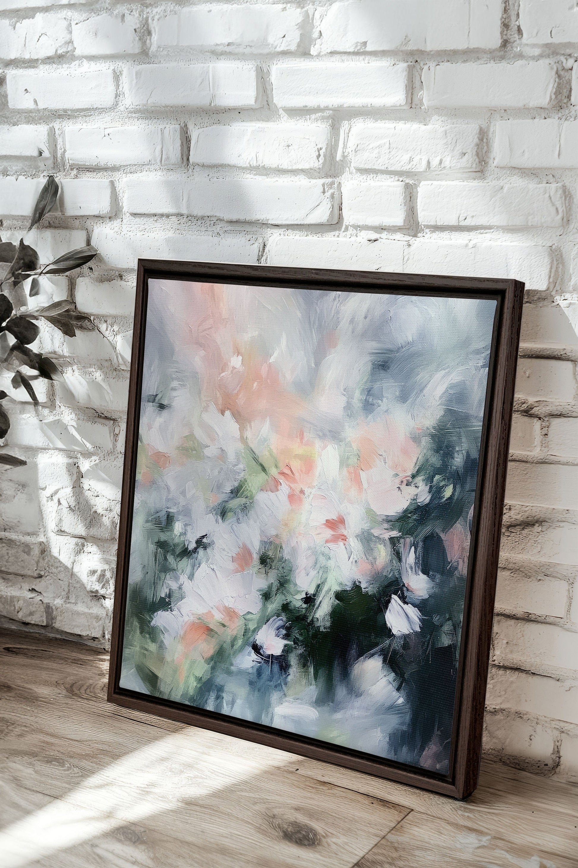 BLUSH HARMONY, Stretched Canvas Artwork