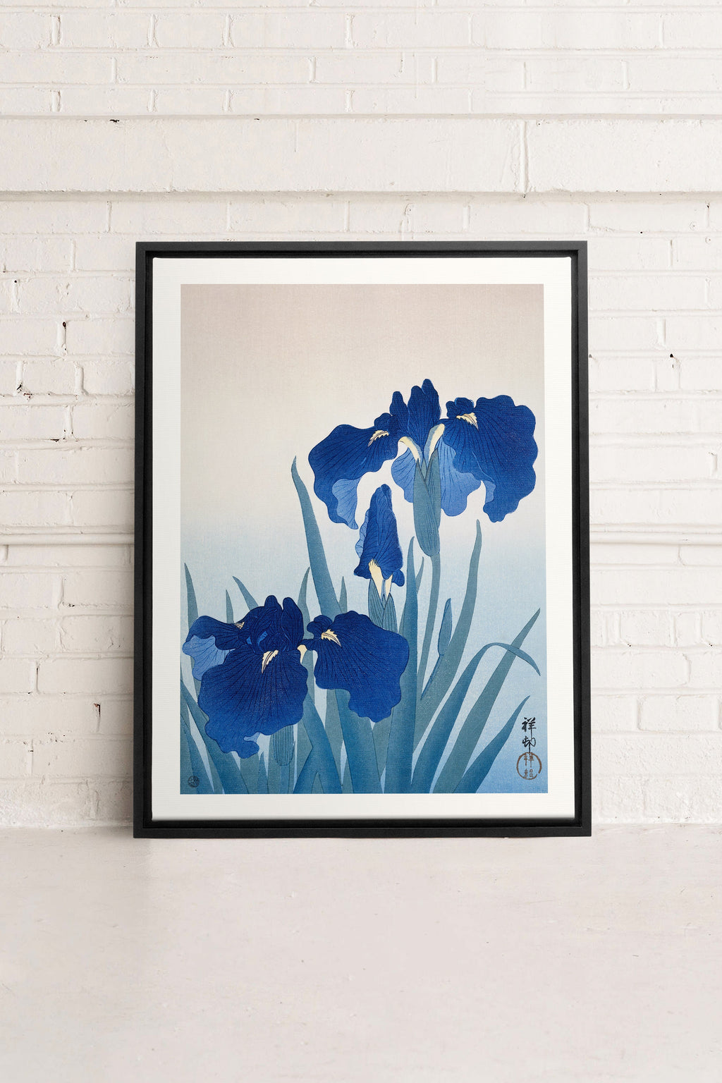 IRIS FLOWERS, Stretched Canvas Artwork