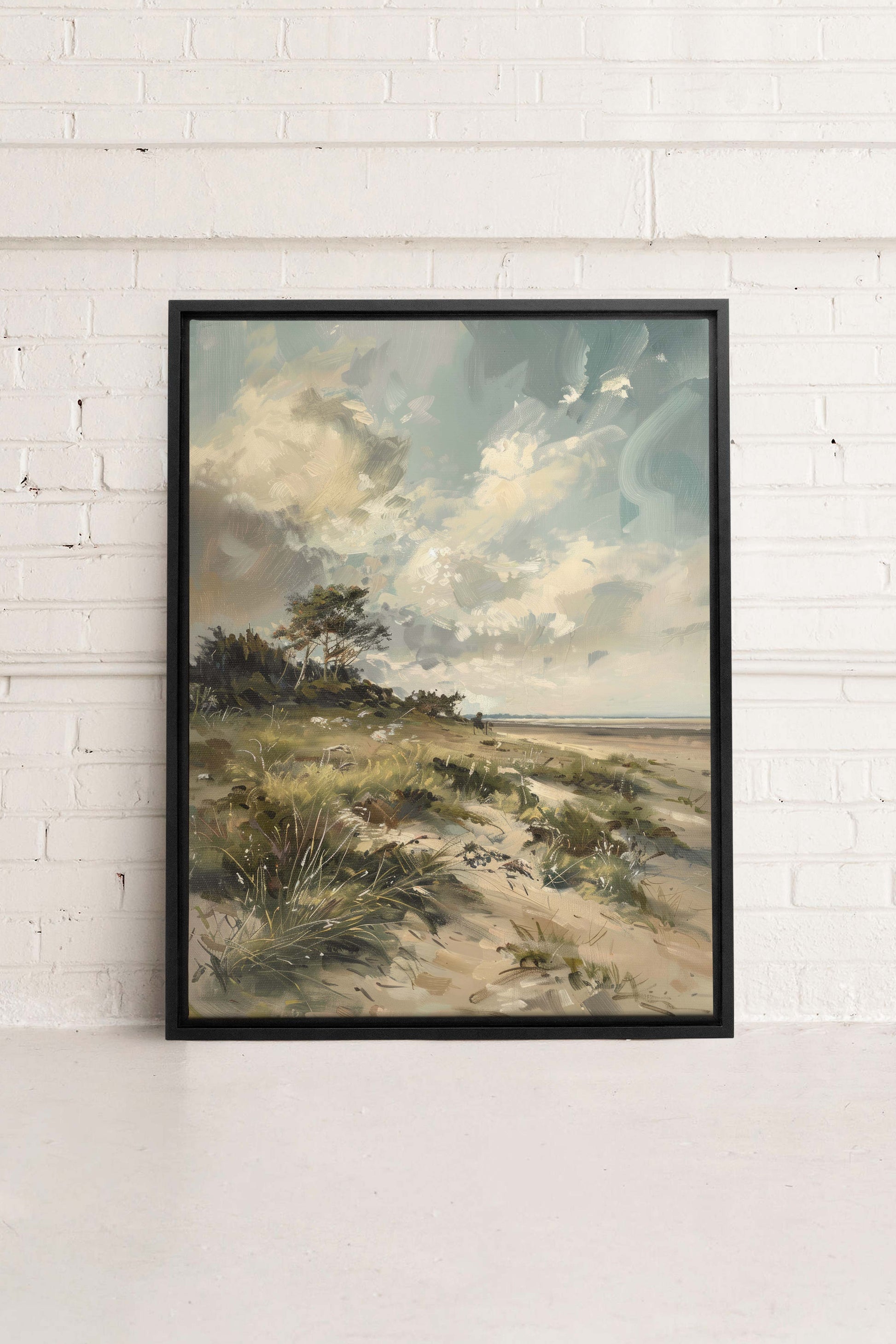 LUSH LITTORAL, Stretched Canvas Artwork