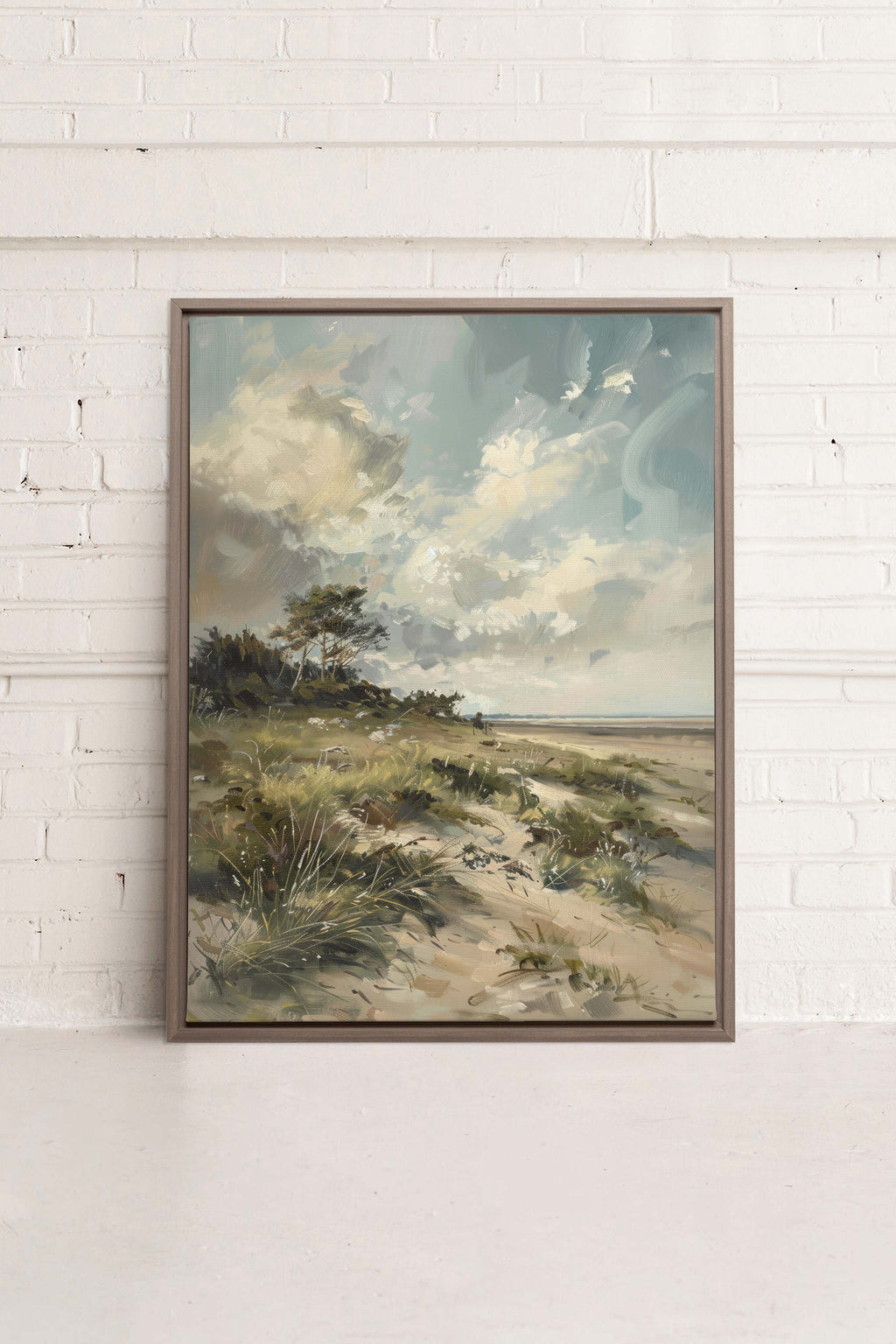 LUSH LITTORAL, Stretched Canvas Artwork