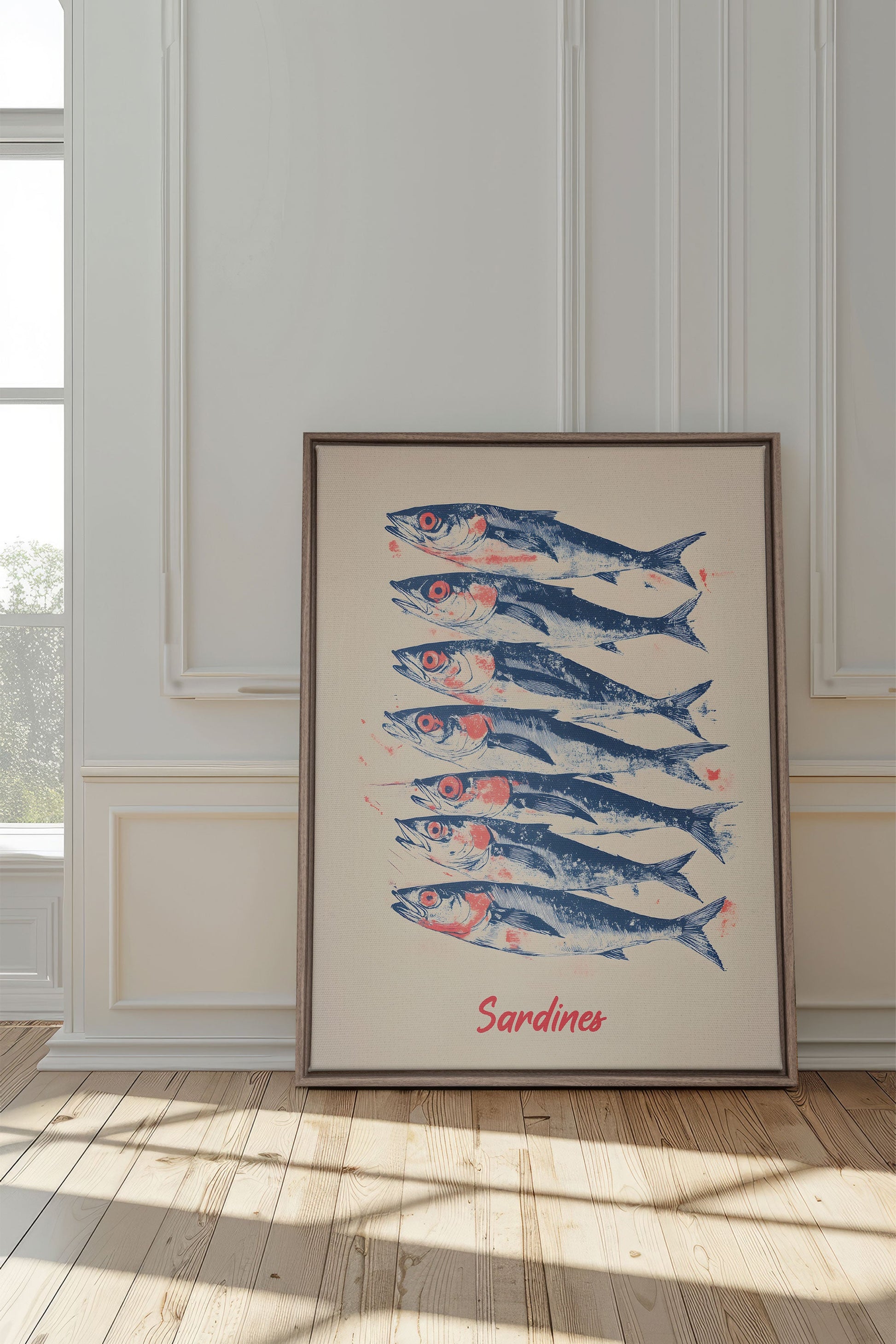 THE SARDINES, Stretched Canvas Artwork