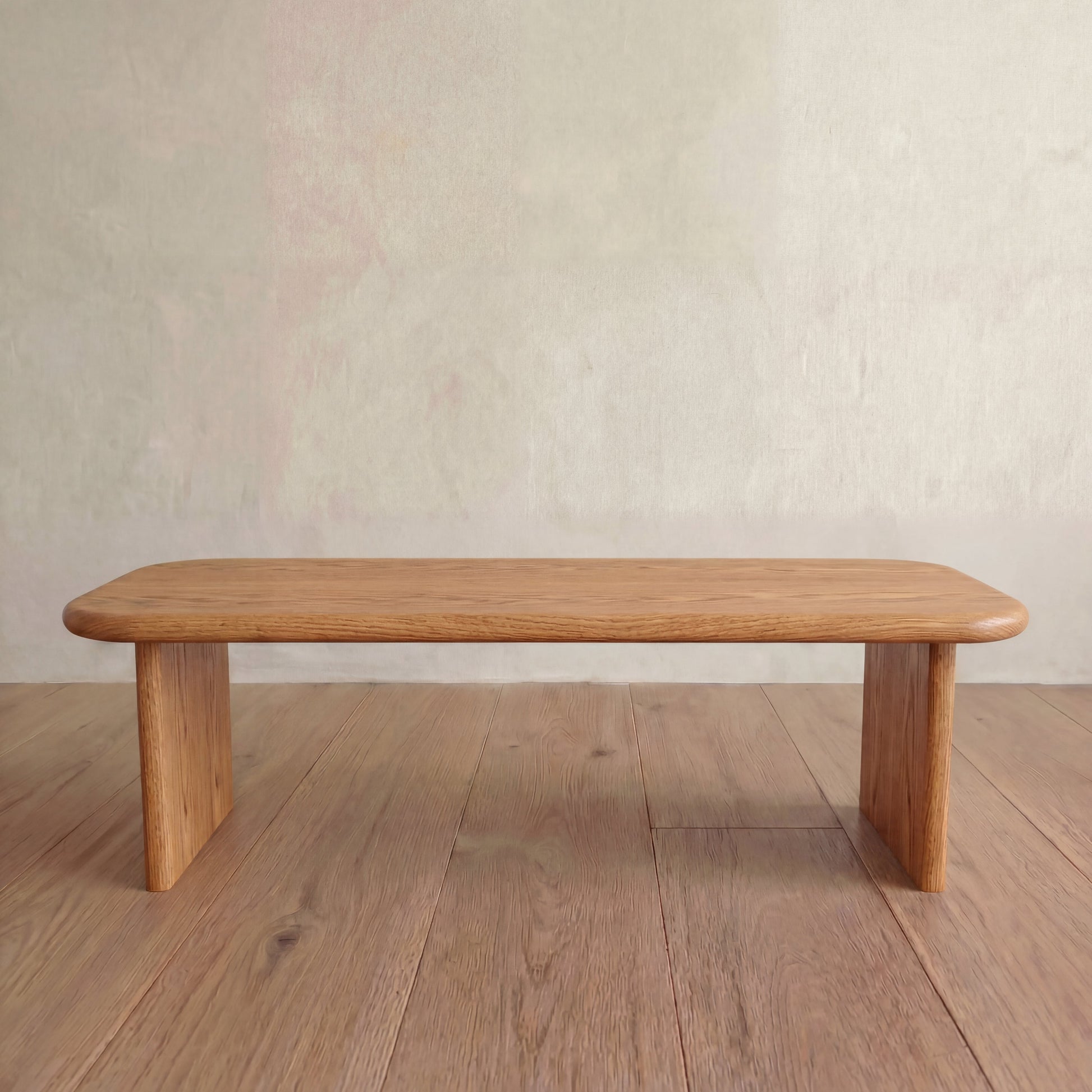 60 Inch Coffee Table in Red Oak