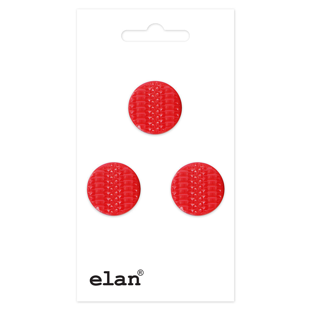 Elan ; Bouton à tige, rouge, 15 mm