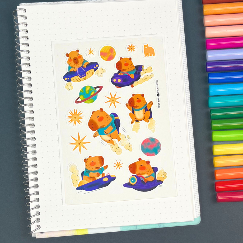 L'équipage du Capy Comet