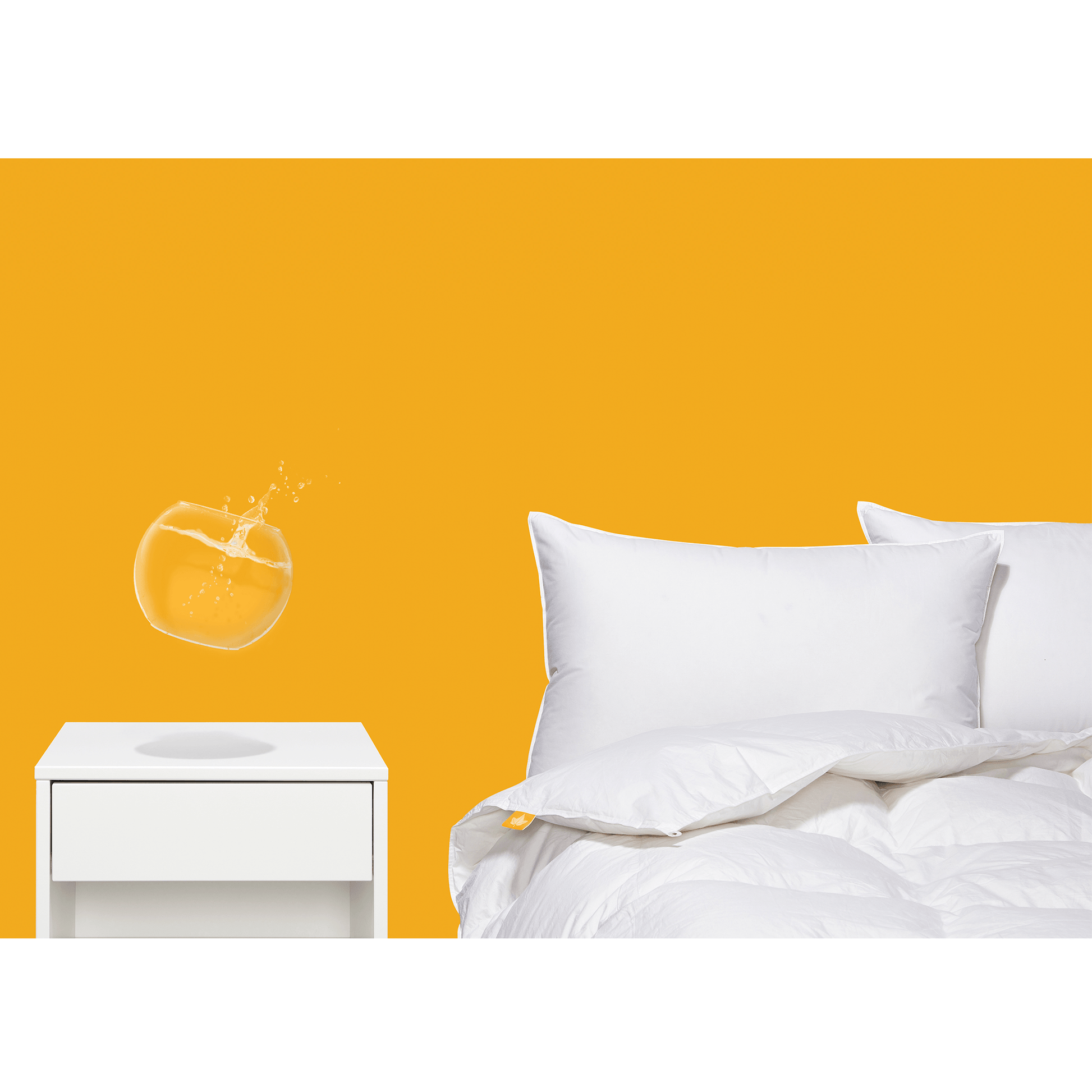 Couette en duvet d'oie blanc 650 Loft
