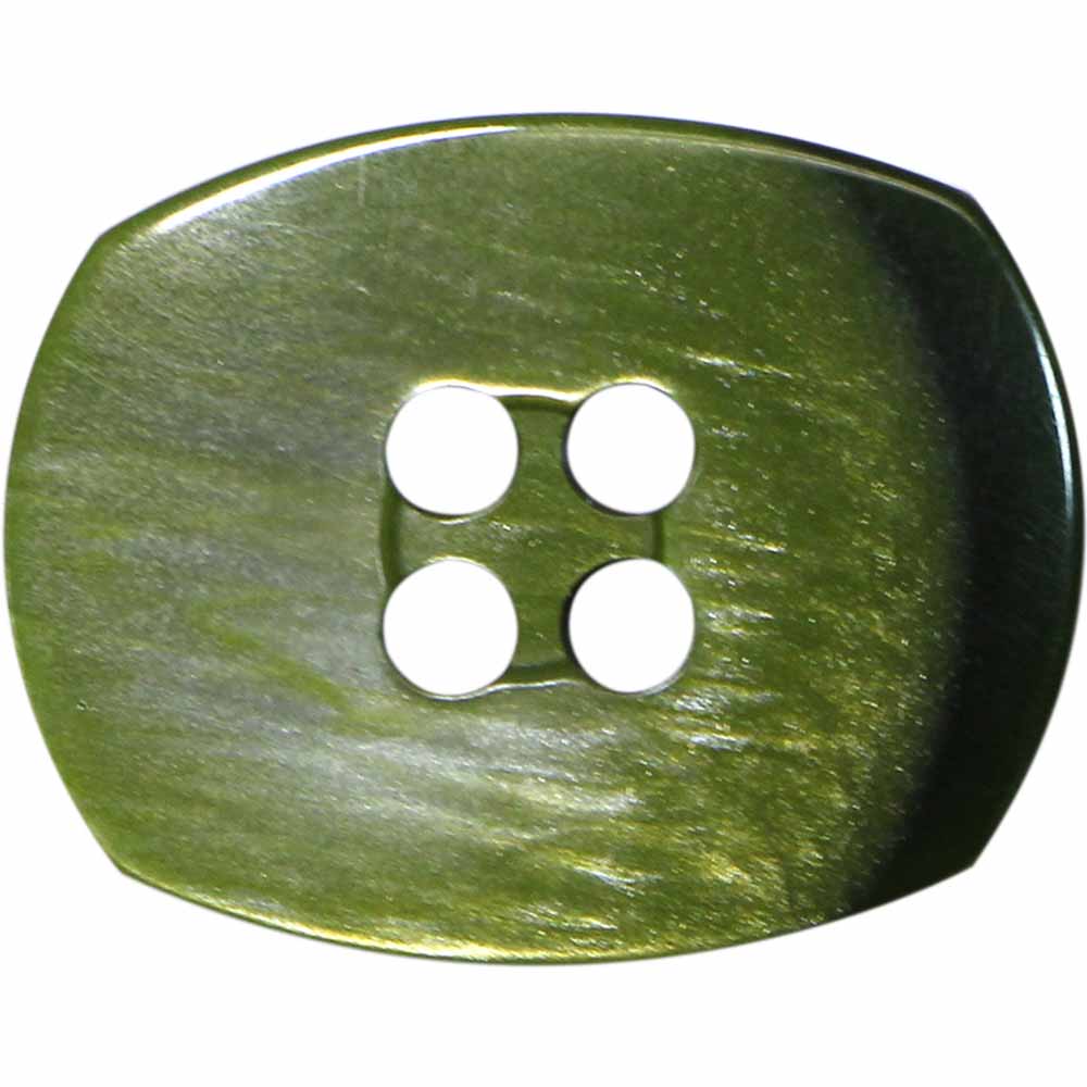 Elan ; Bouton 4 trous, vert, 18 mm