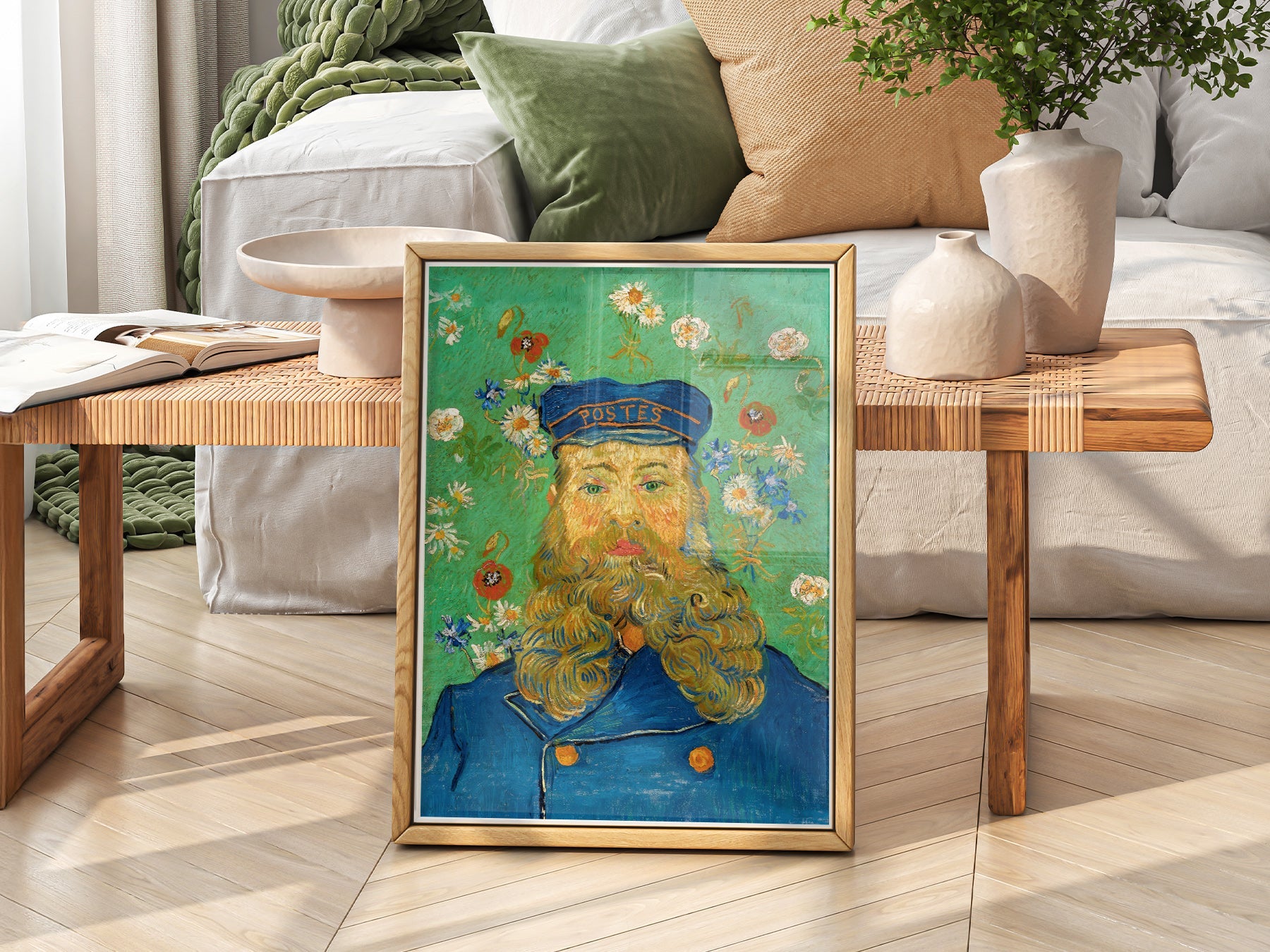 Vincent Van Gogh Portrait of Joseph Roulin Art Print – Famous Painting Wall Art