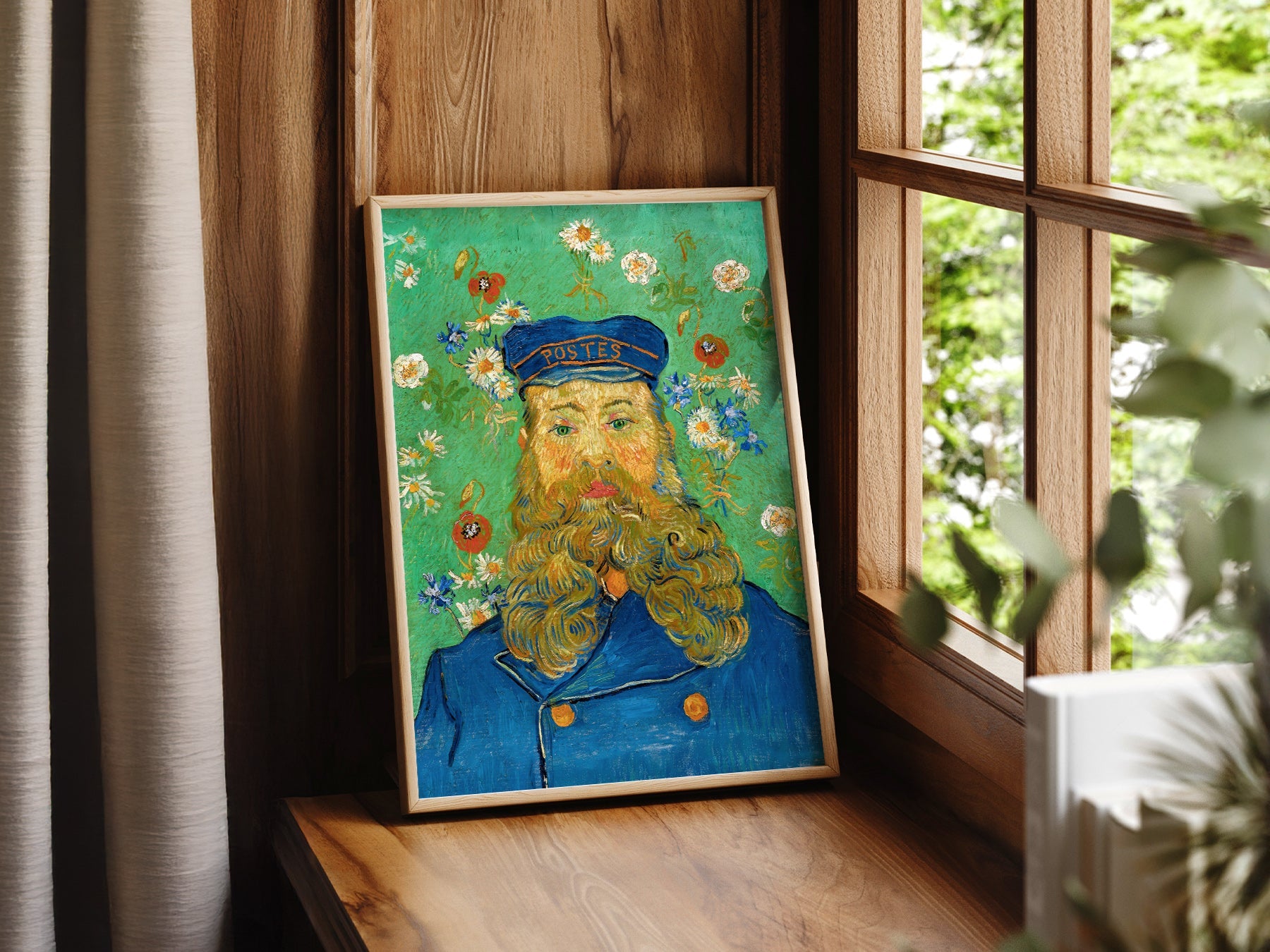 Vincent Van Gogh Portrait of Joseph Roulin Art Print – Famous Painting Wall Art
