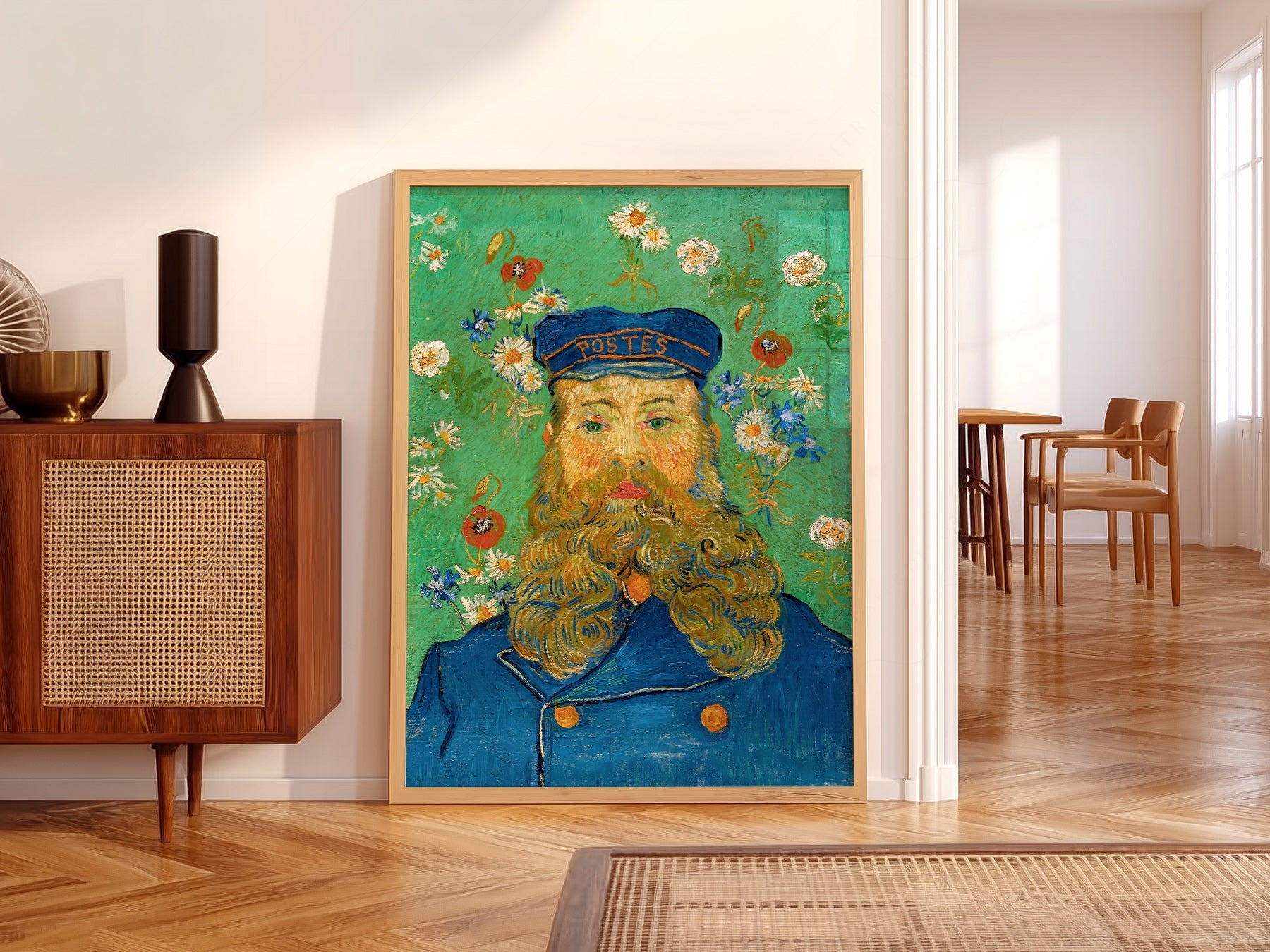 Vincent Van Gogh Portrait of Joseph Roulin Art Print – Famous Painting Wall Art