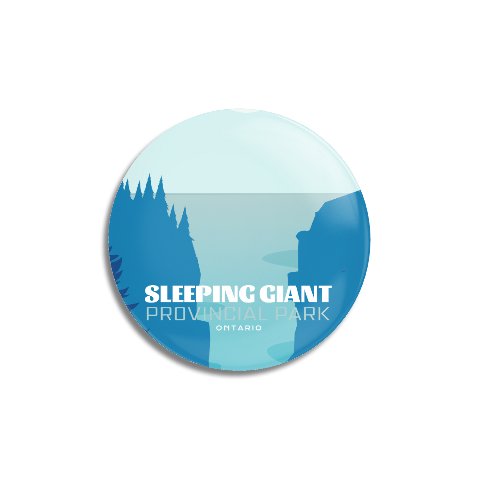 Sleeping Giant Provincial Park of Ontario Pinback Button