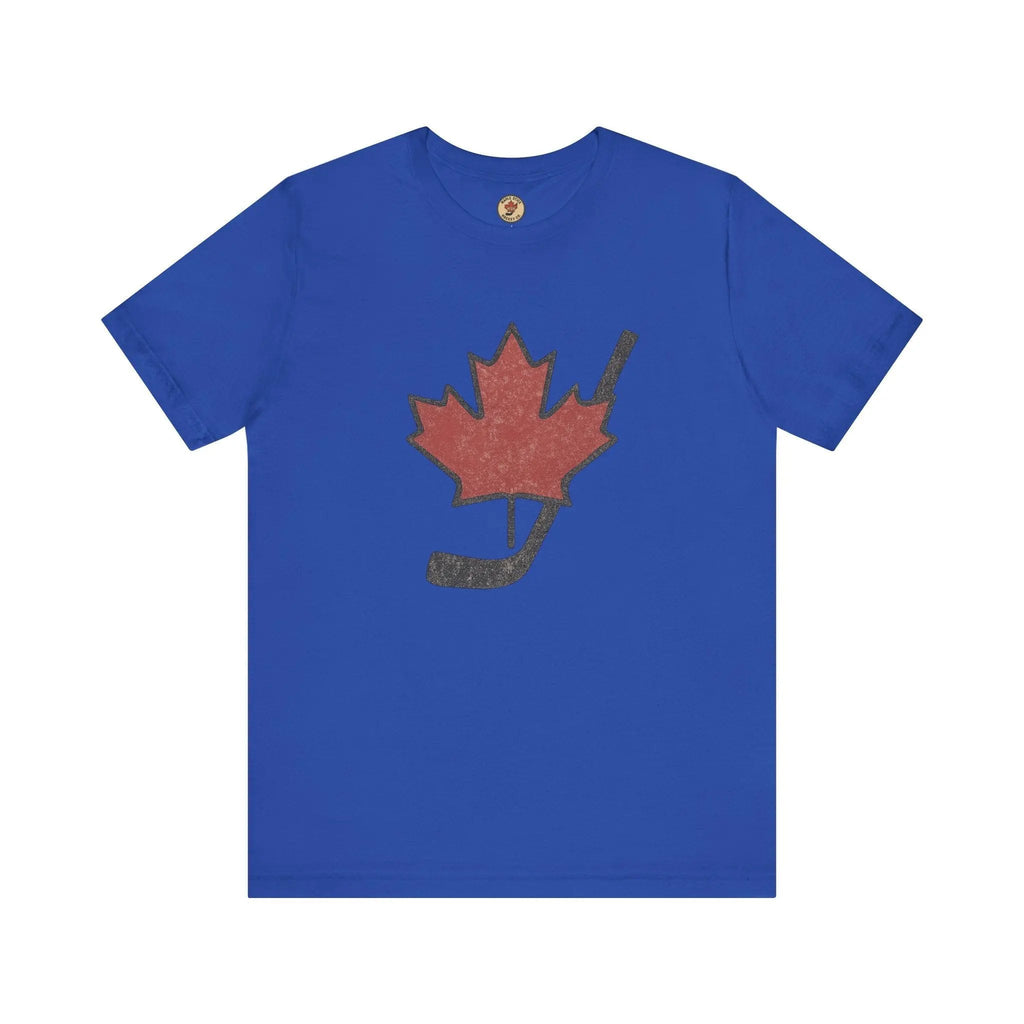 Maple Leaf Hockey Stick T-Shirt – Canadian Pride Shirt